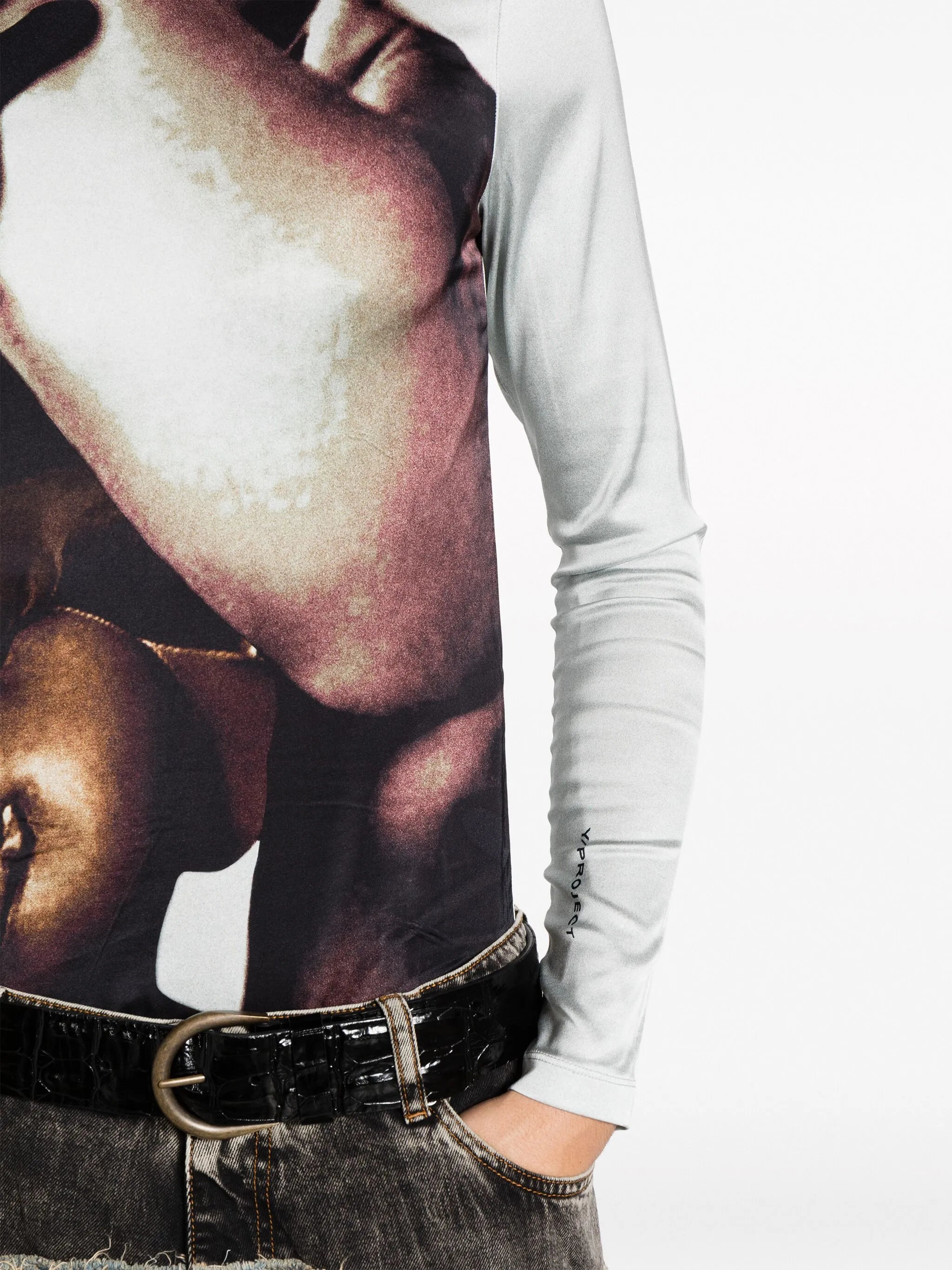 Body Collage-print long-sleeve T-shirt