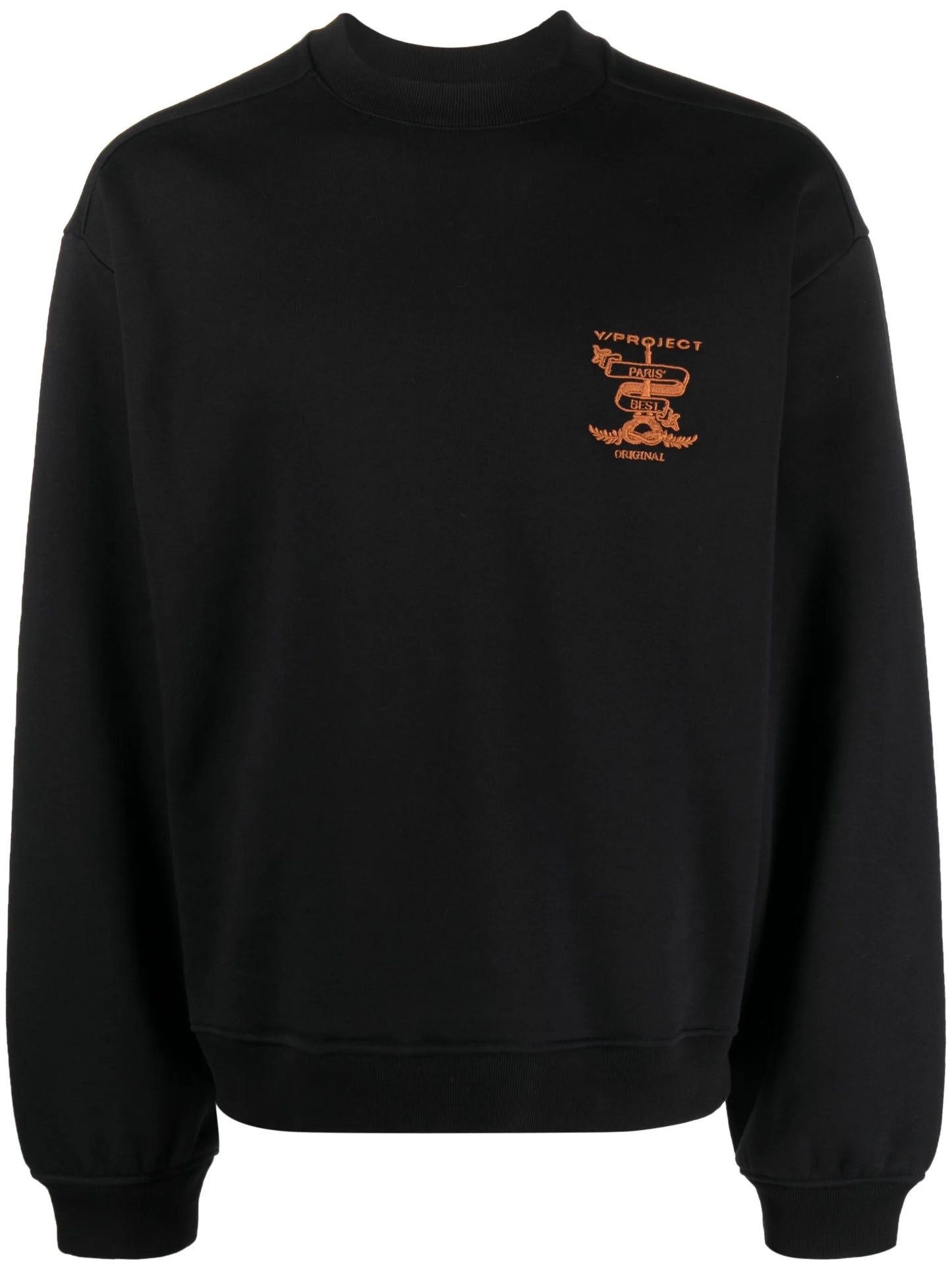 logo-embroidered organic cotton sweatshirt