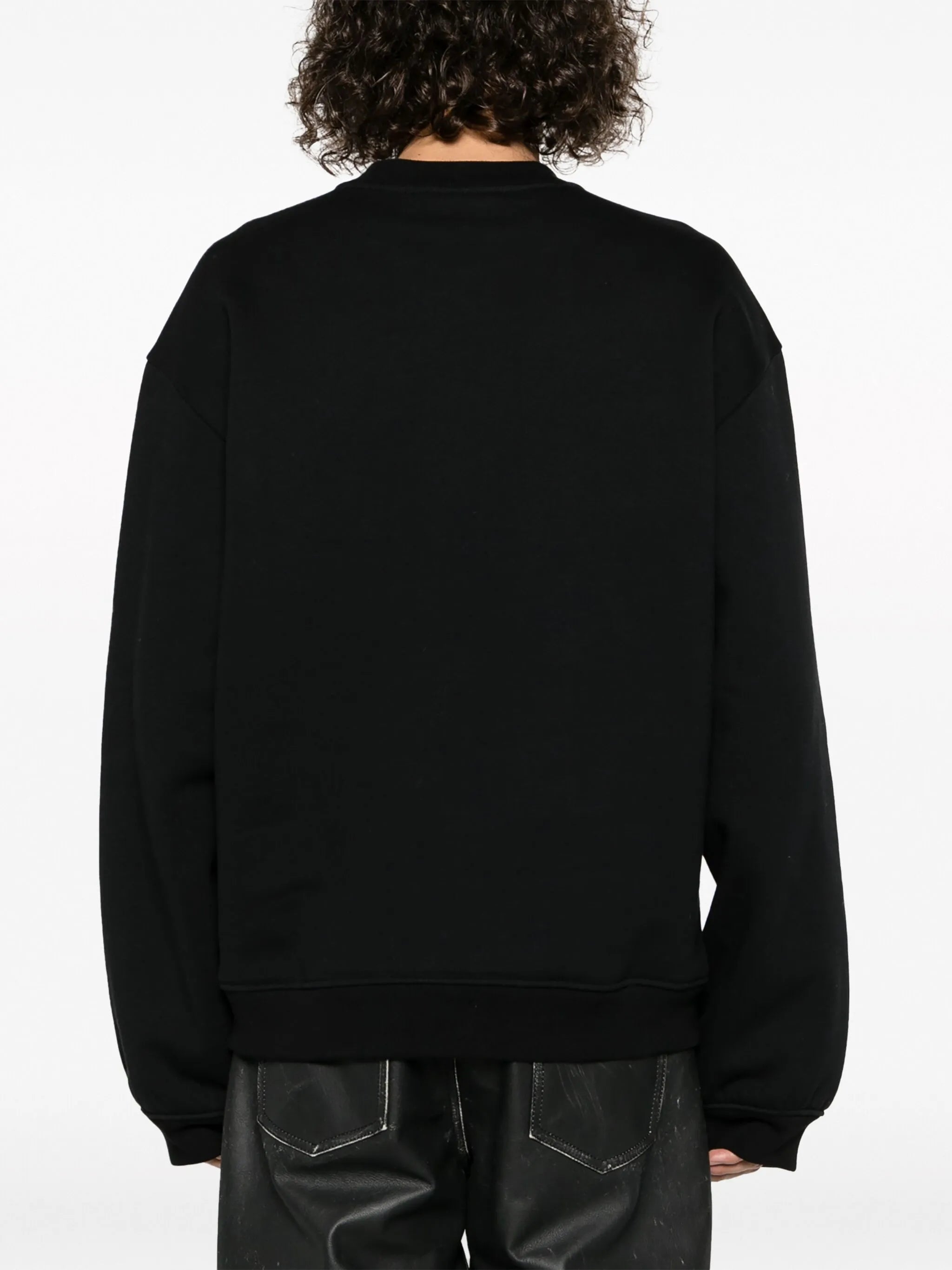 logo-embroidered organic cotton sweatshirt
