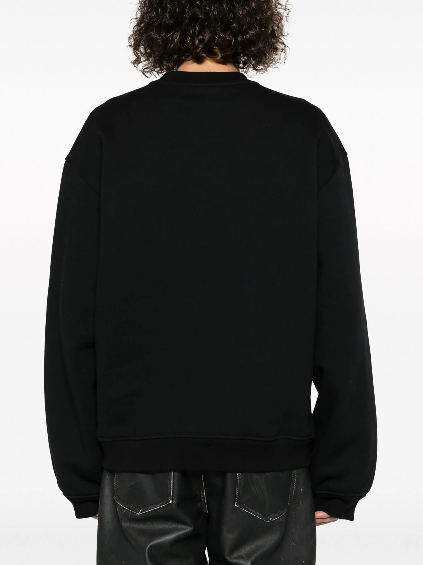 logo-embroidered organic cotton sweatshirt