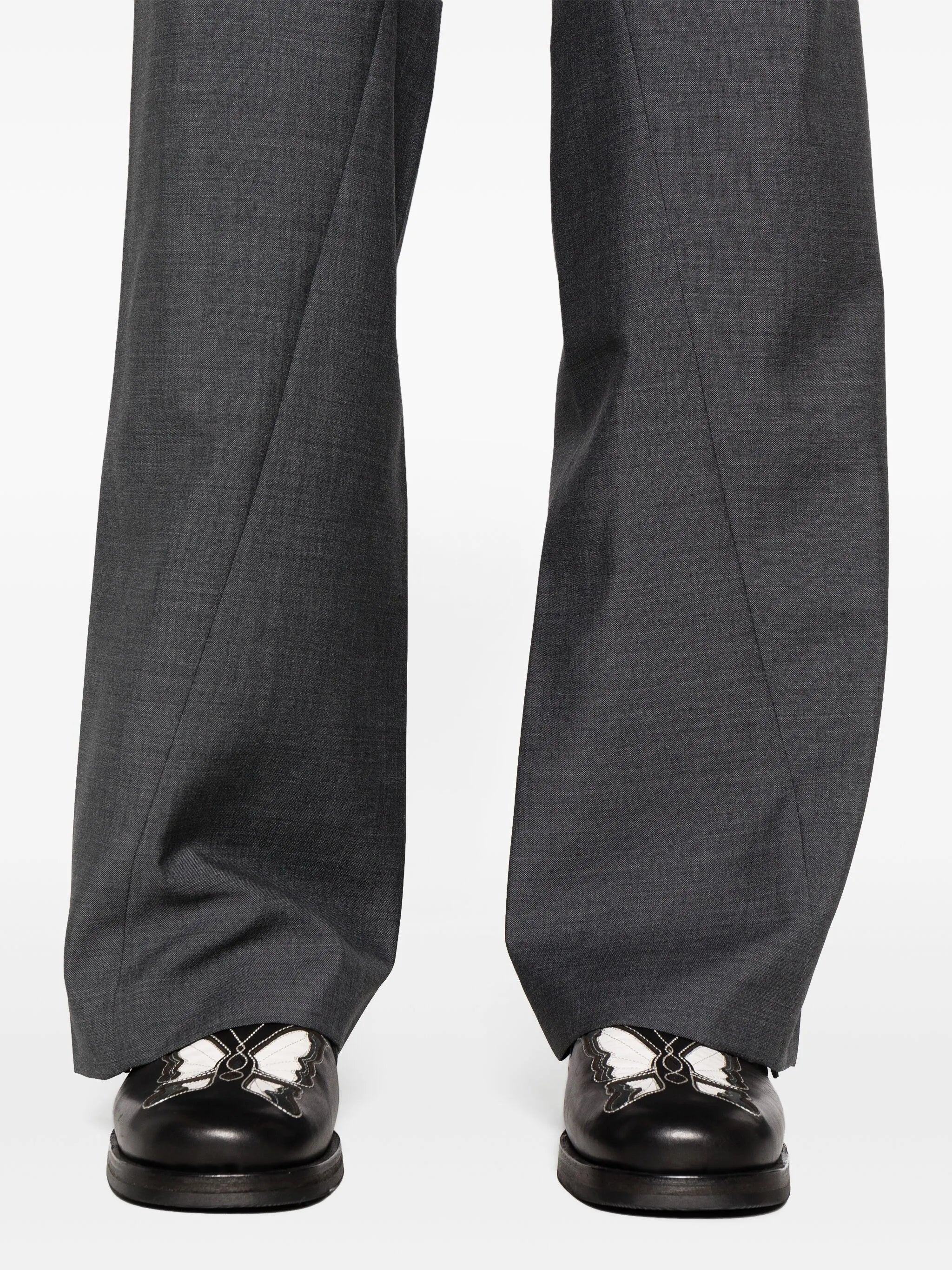 Benz straight tailored trousers