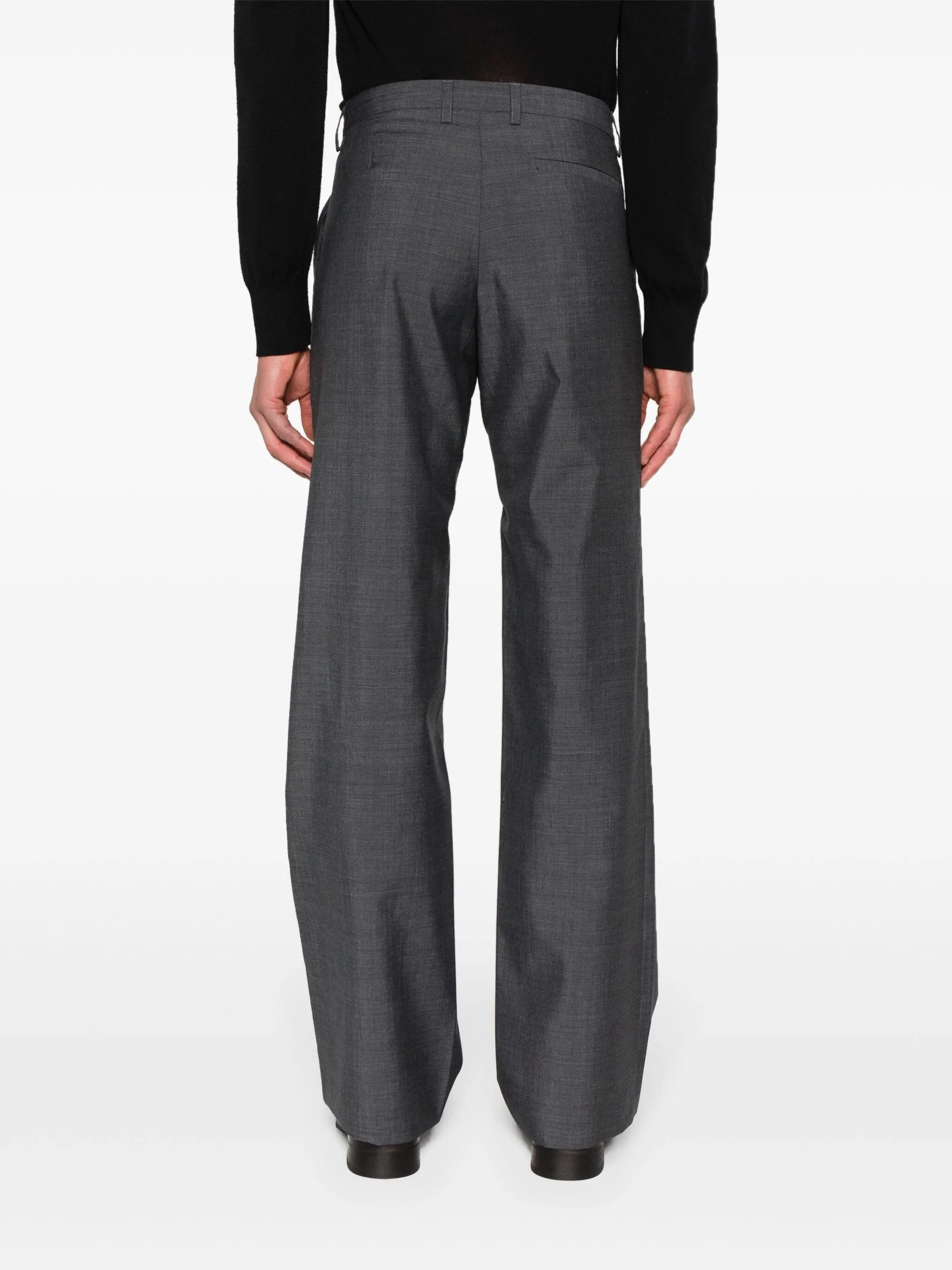 Benz straight tailored trousers