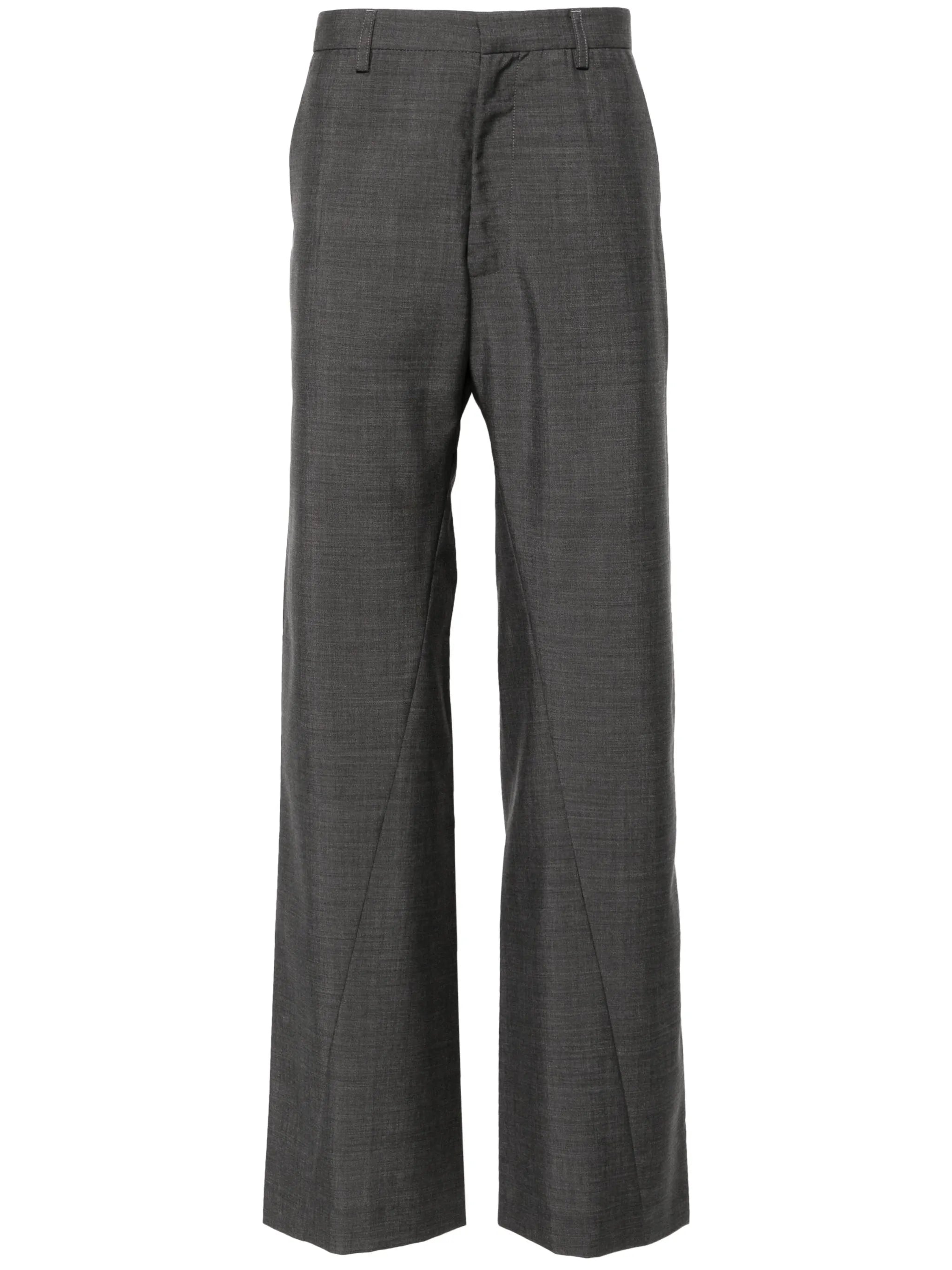 Benz straight tailored trousers
