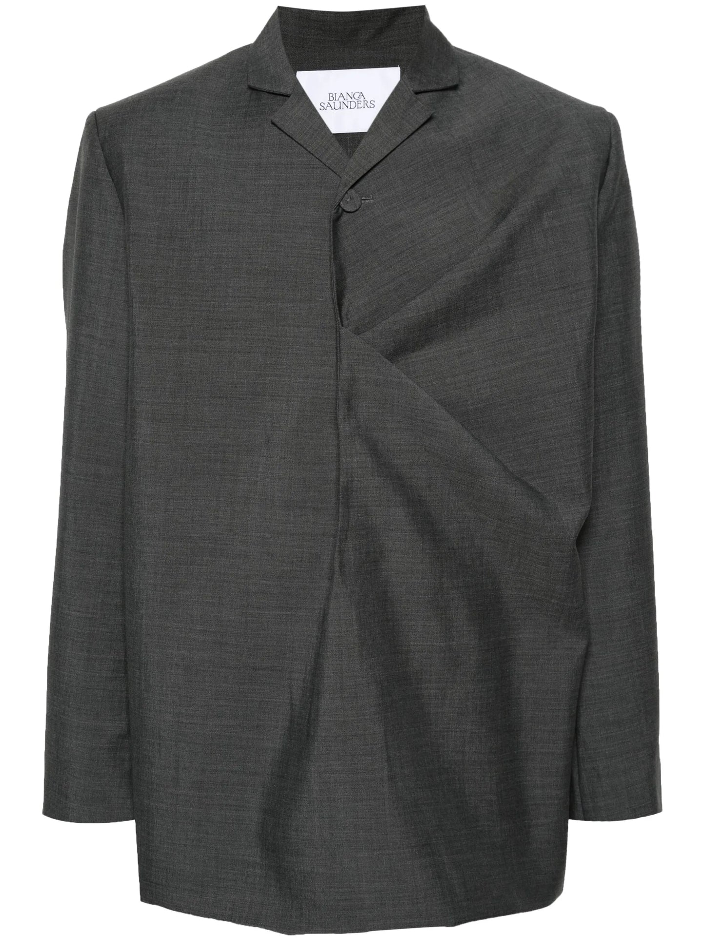 pinches-detailed wool-blend blazer