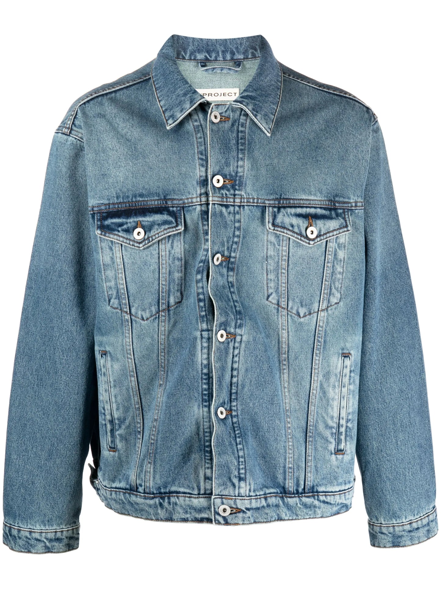 logo-patch denim jacket