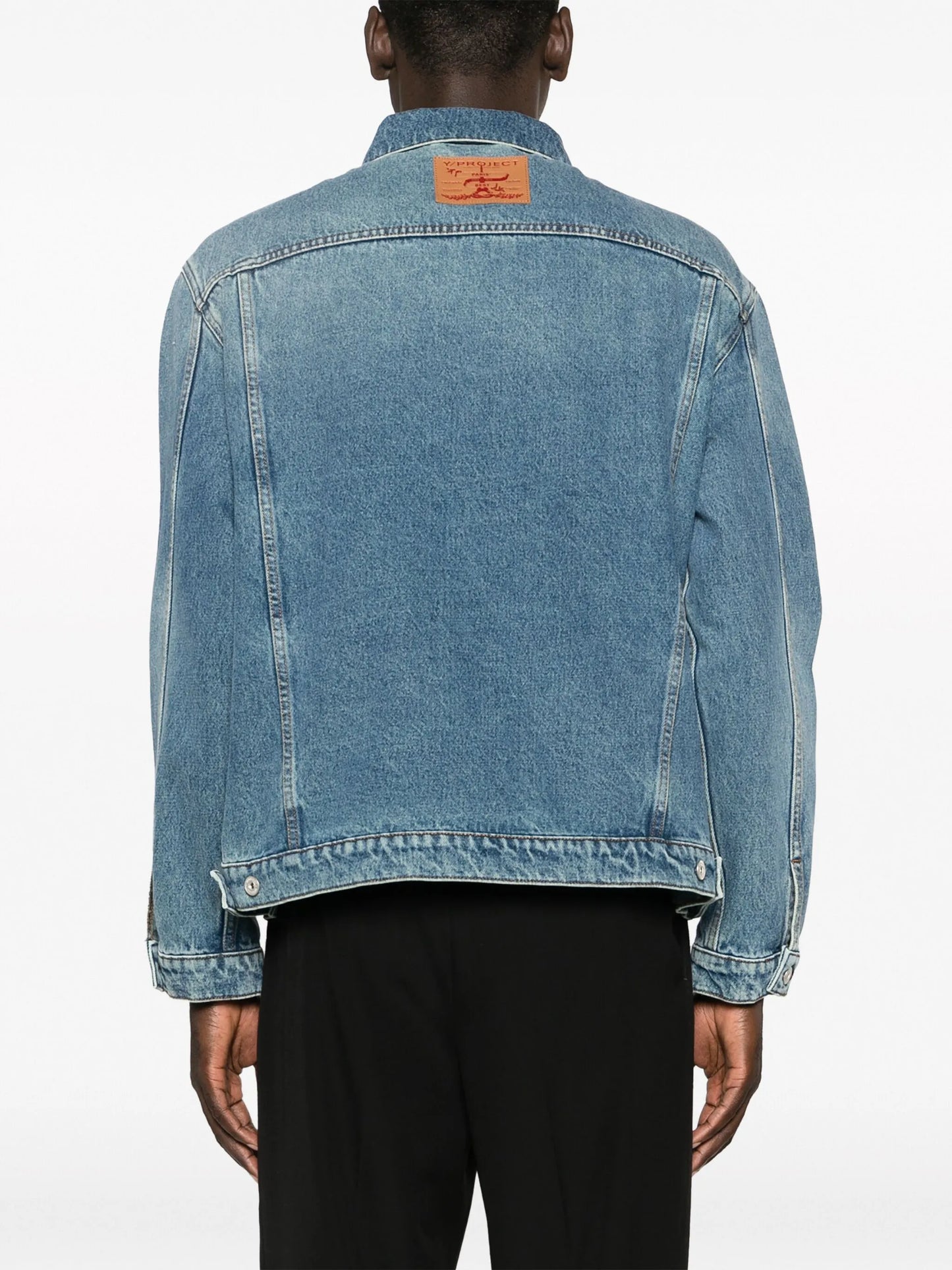 logo-patch denim jacket