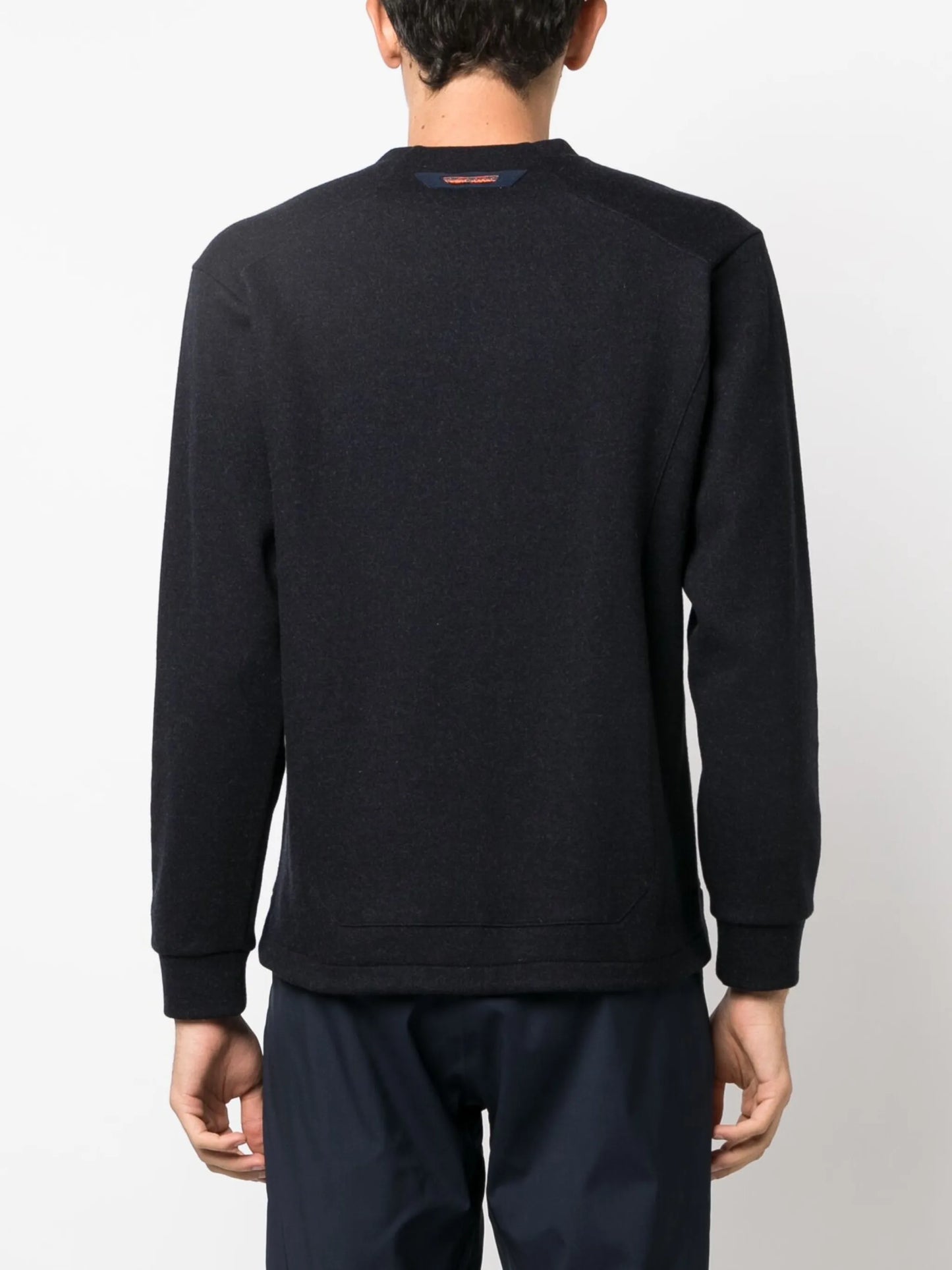crew-neck cashmere-blend sweatshirt