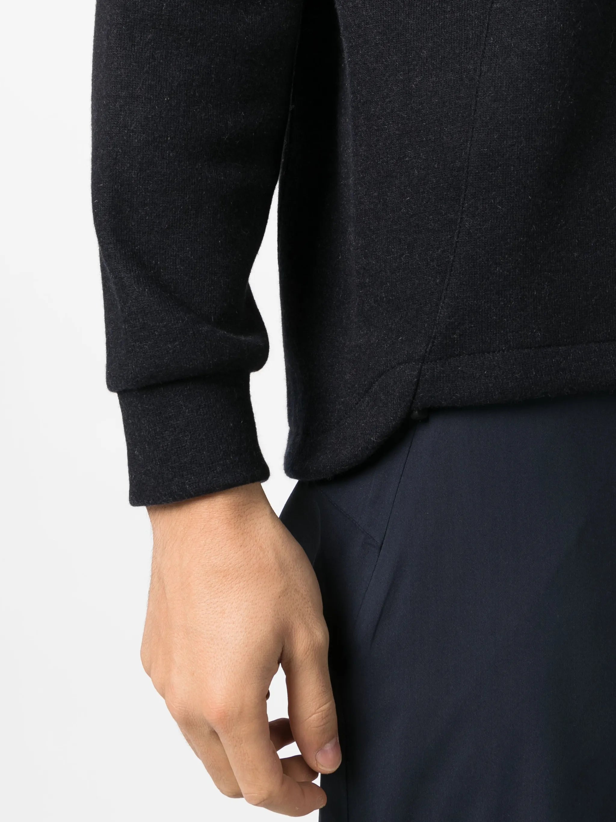 crew-neck cashmere-blend sweatshirt