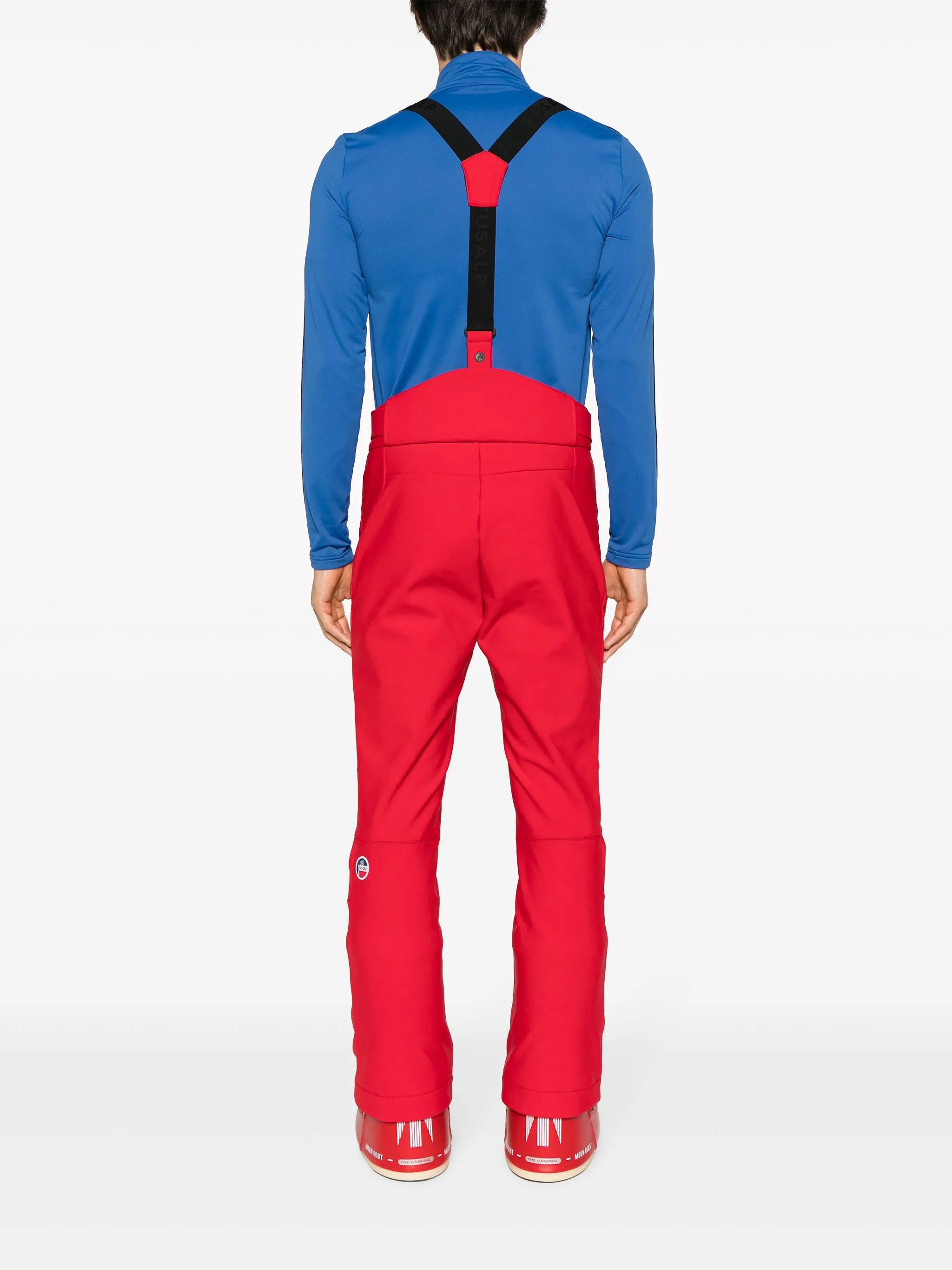 Franz IV braces-detail trousers