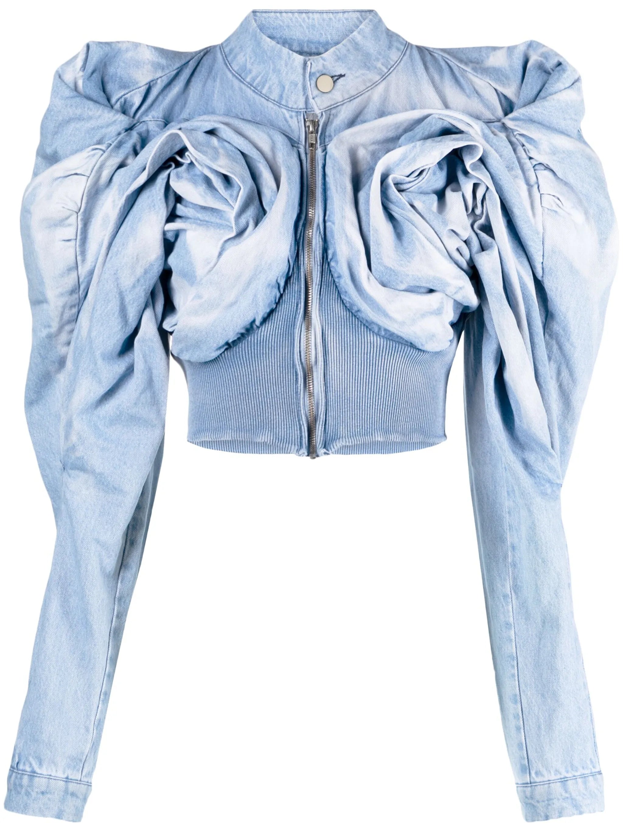 Scrapyard draped cropped jacket