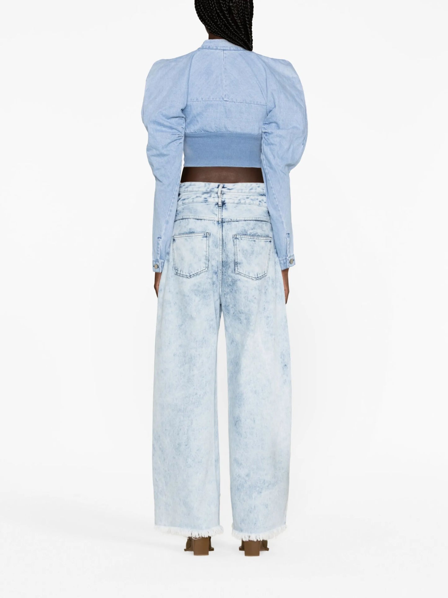Scrapyard draped cropped jacket