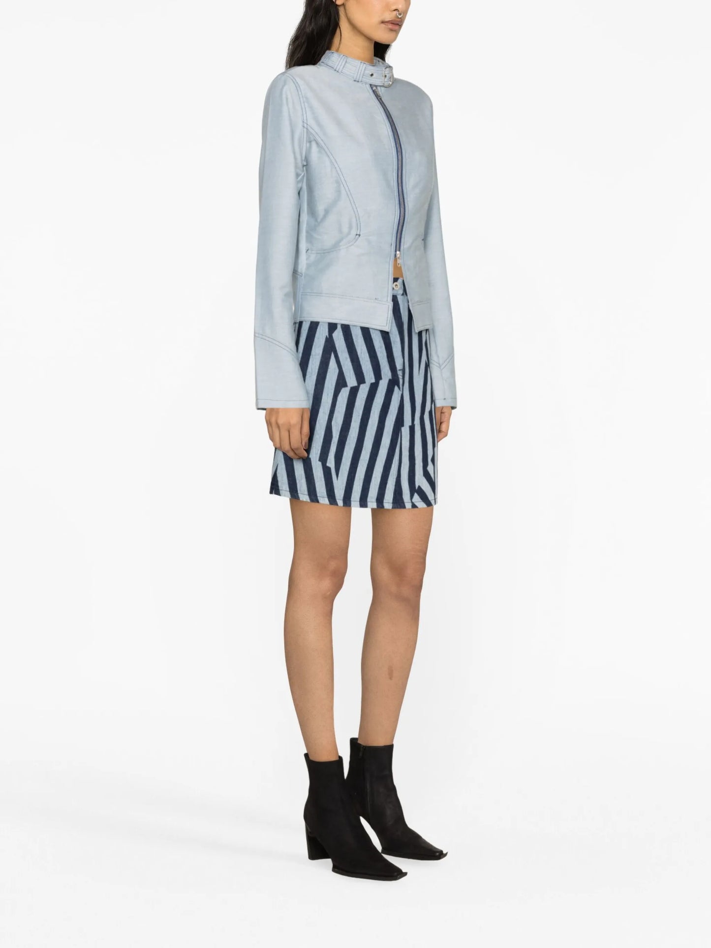 Racing denim jacket