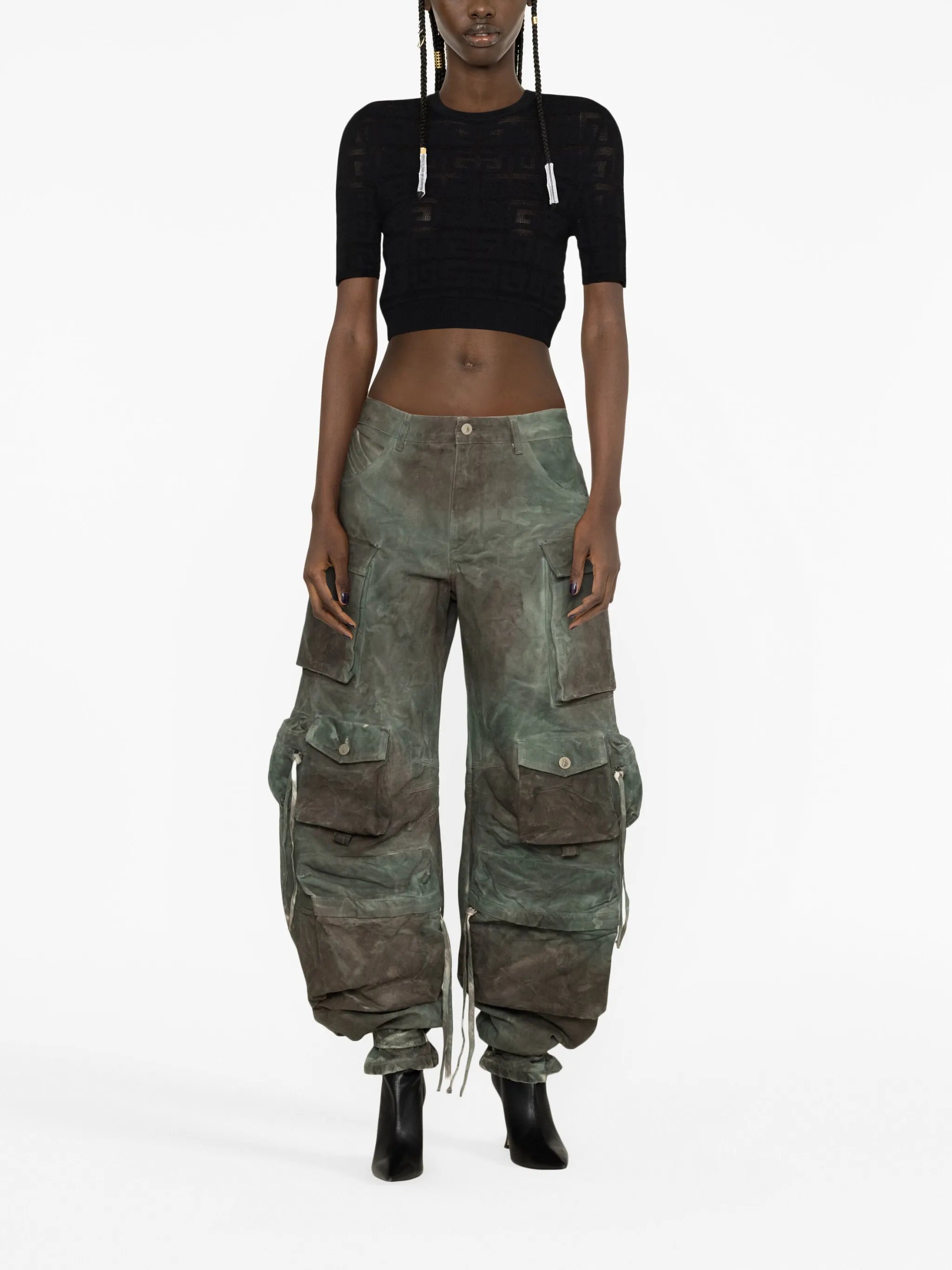 camouflage cargo jeans