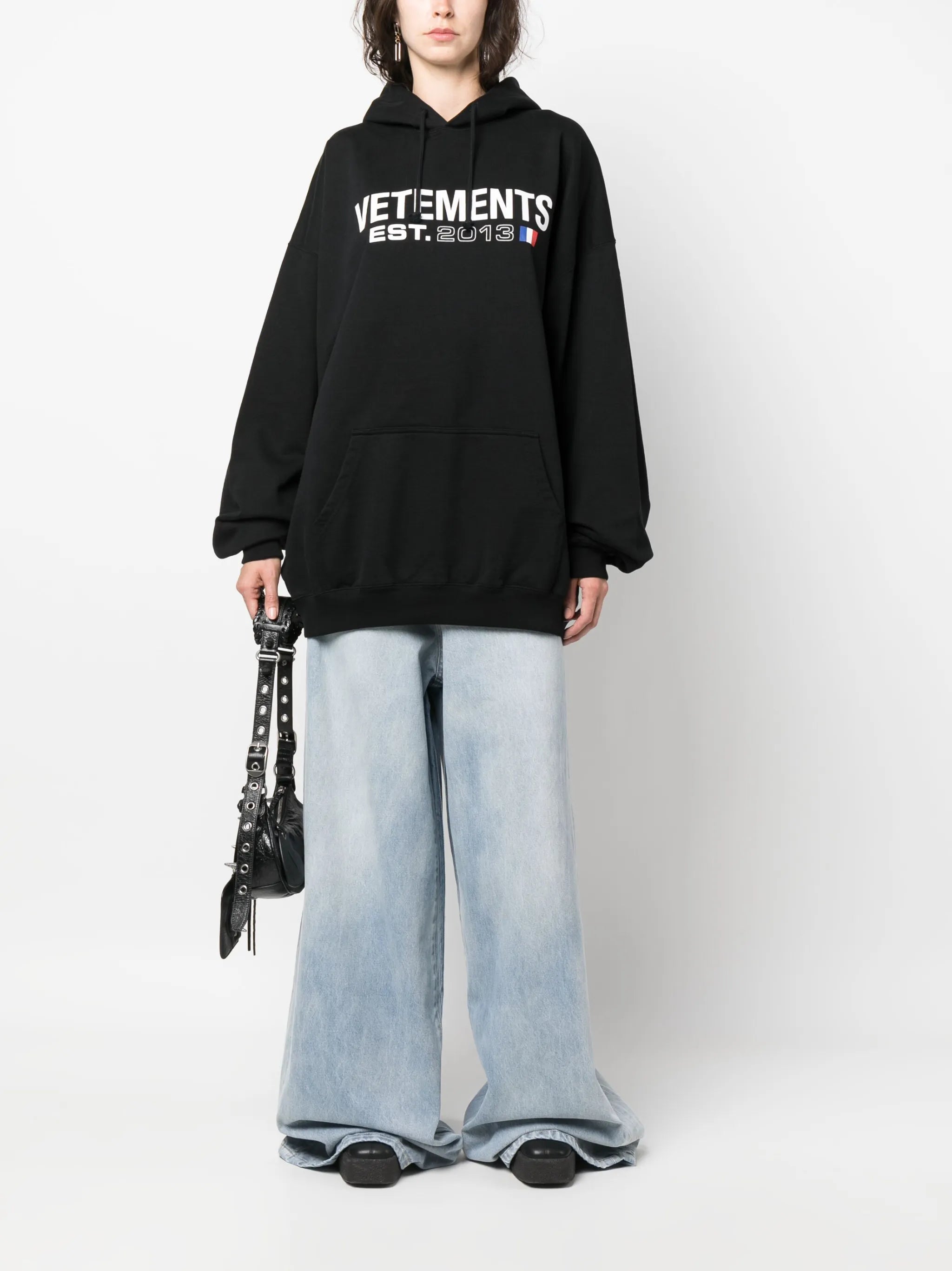 logo-print hoodie