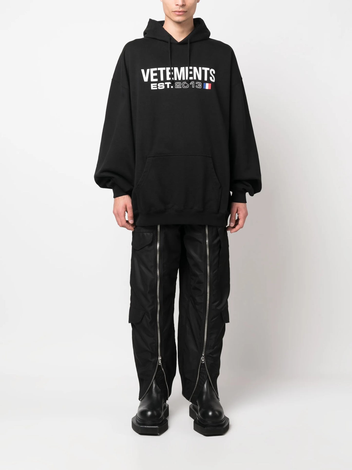 logo-print hoodie