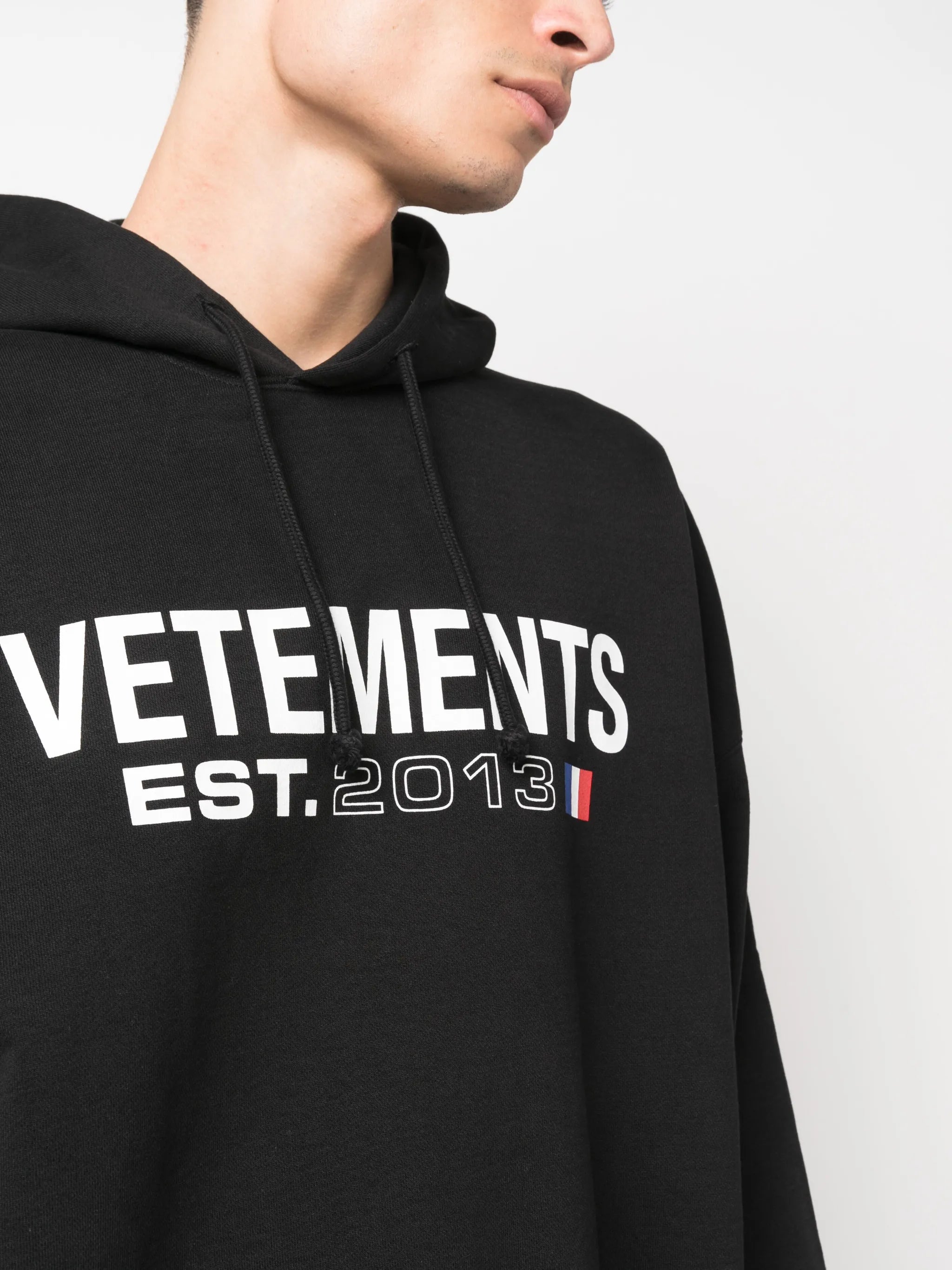 logo-print hoodie
