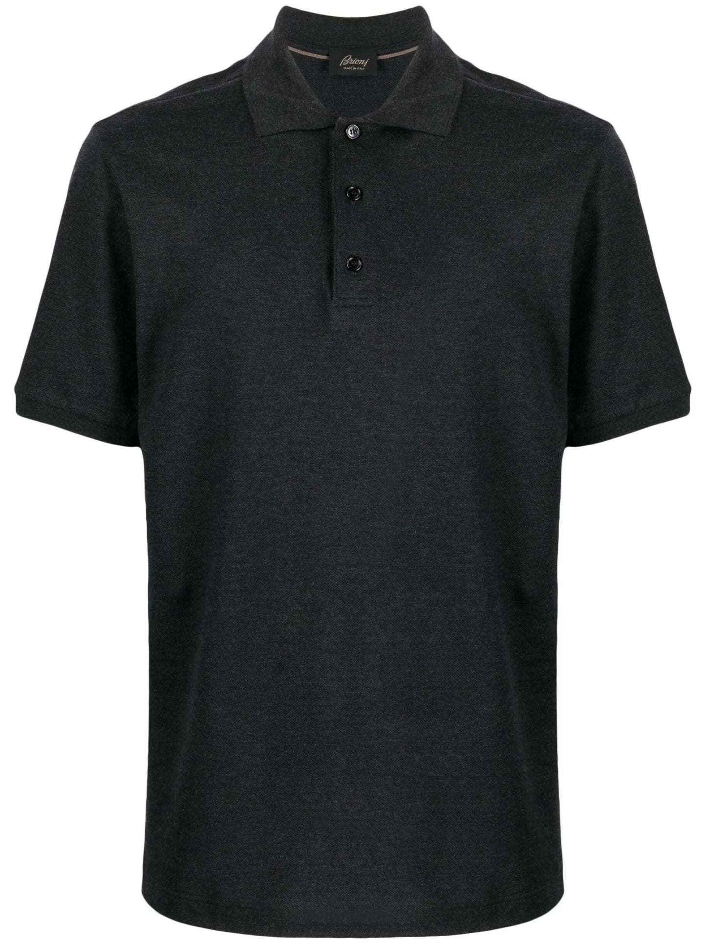 short-sleeve cotton polo shirt
