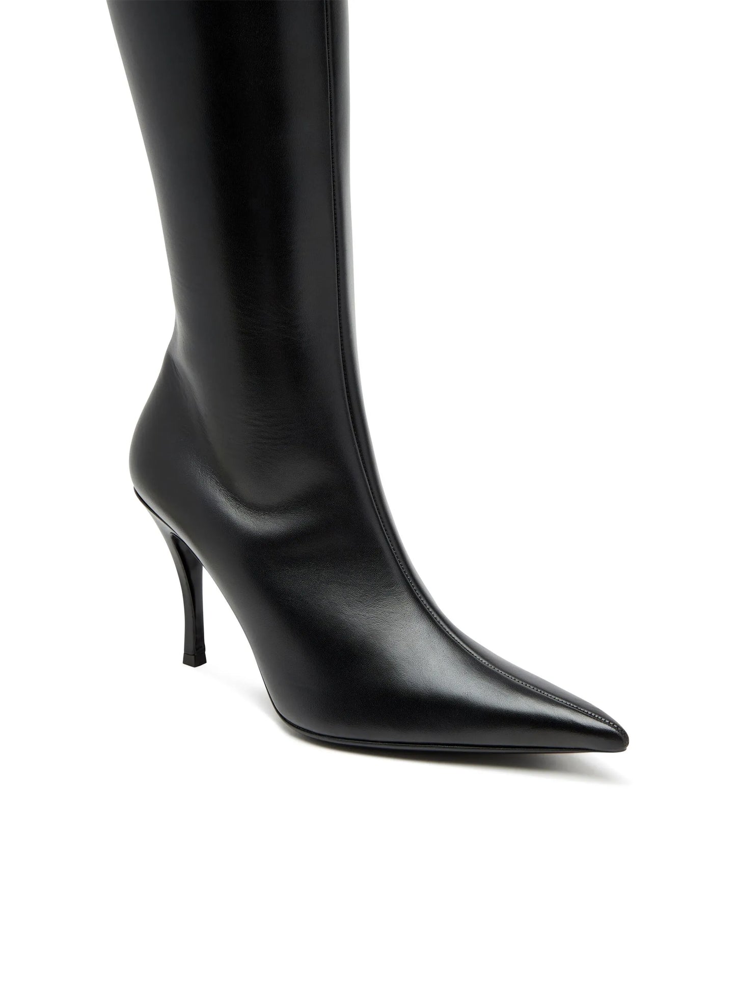 D-Venus logo-plaque leather boots