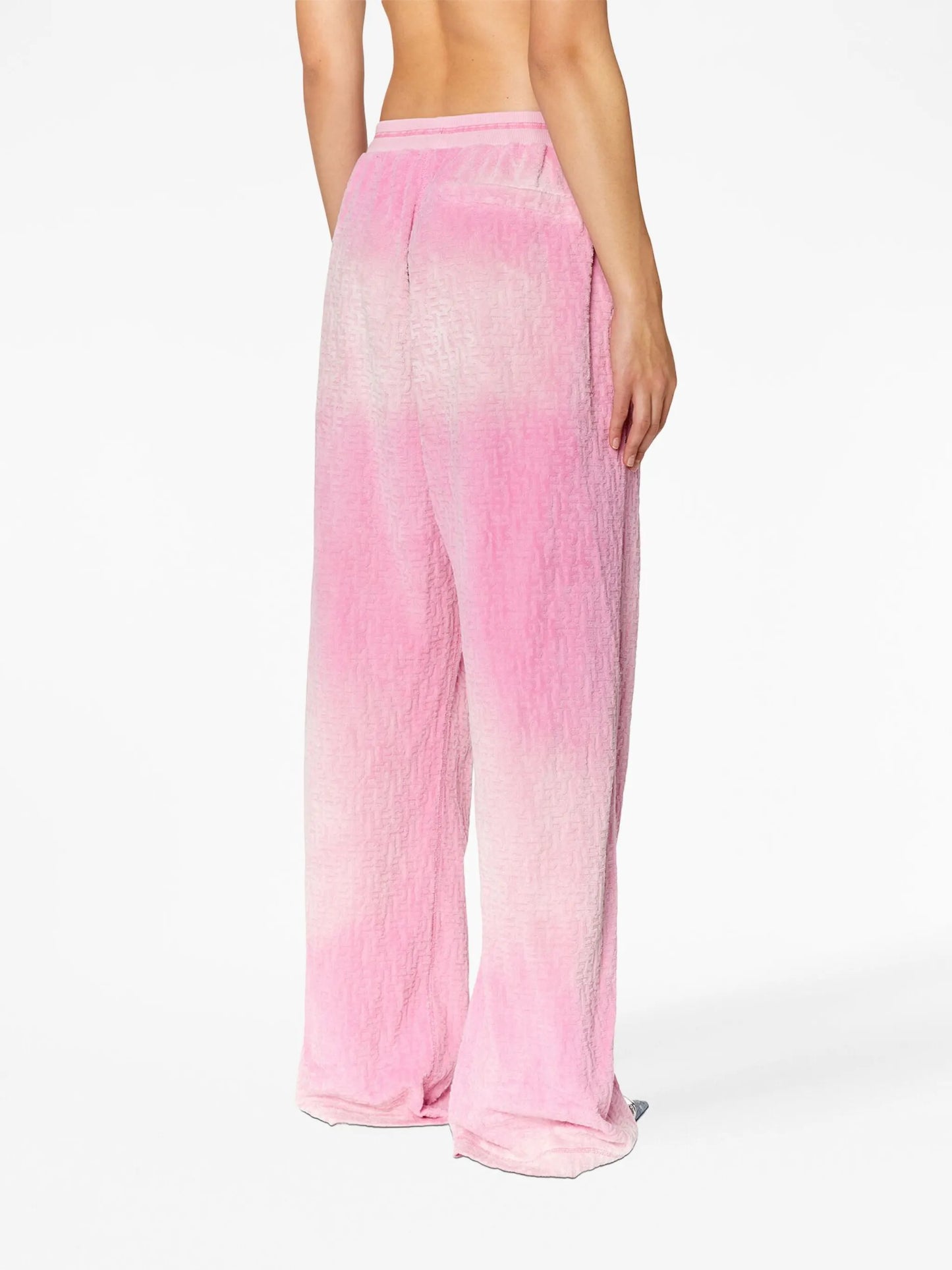 P-Muse textured monogram palazzo pants