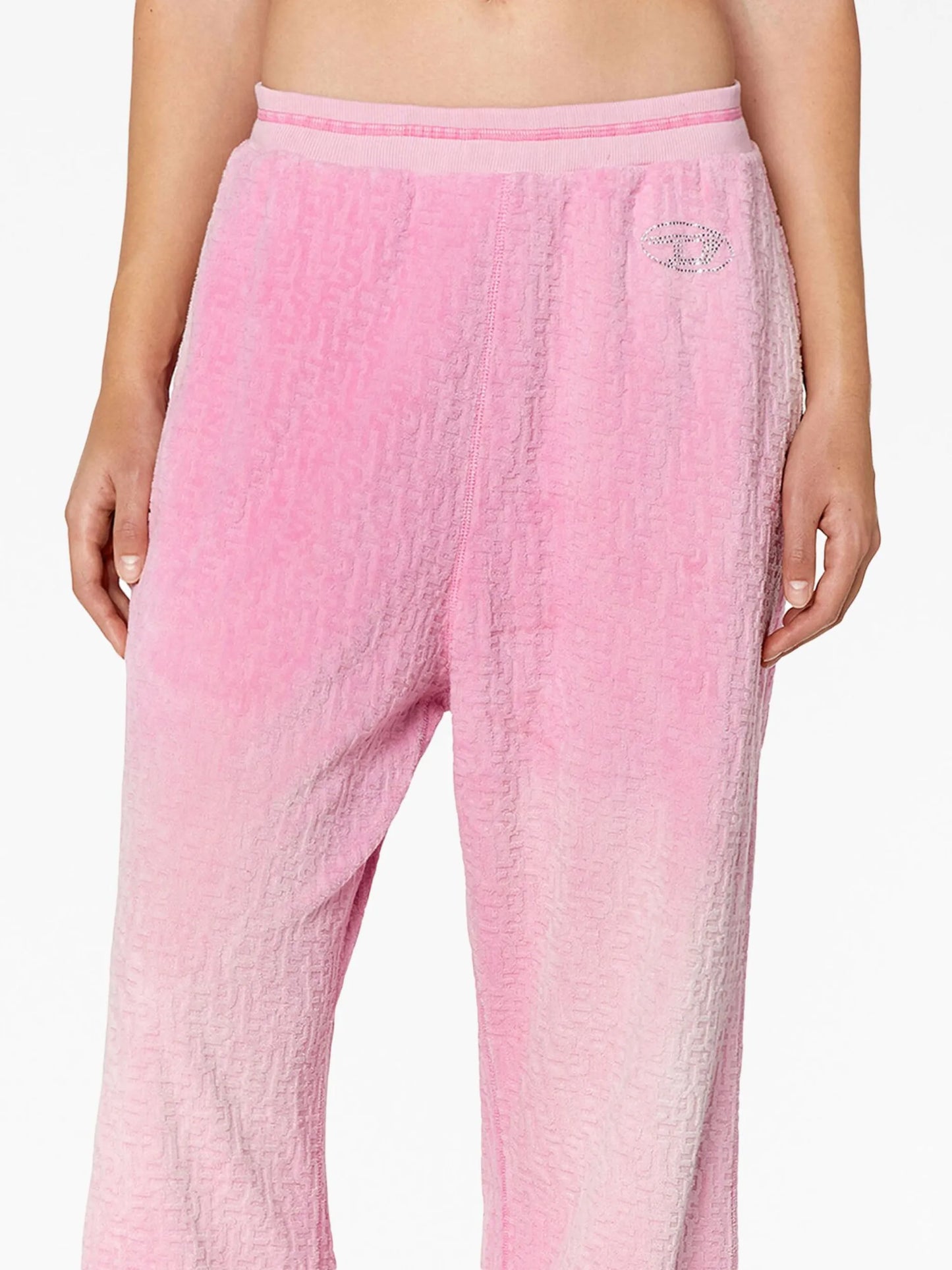 P-Muse textured monogram palazzo pants