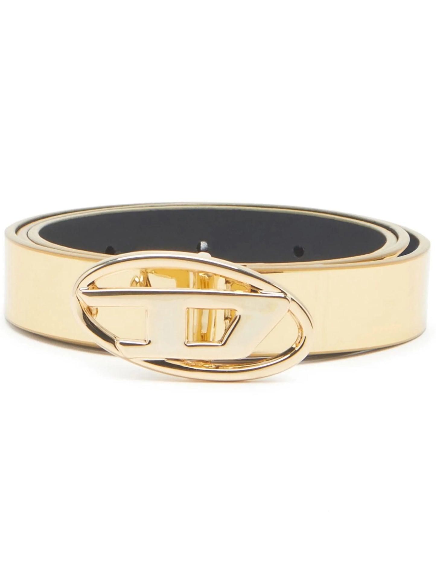 1DR logo-buckle leather belt