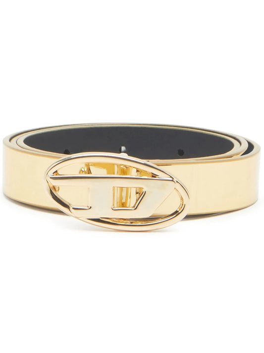 1DR logo-buckle leather belt