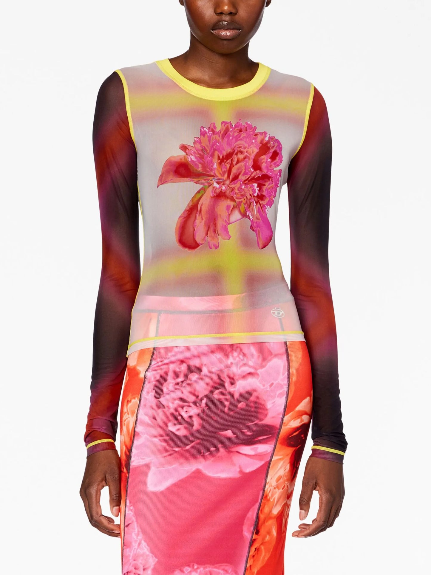 T-Sielito-L1 floral-print top