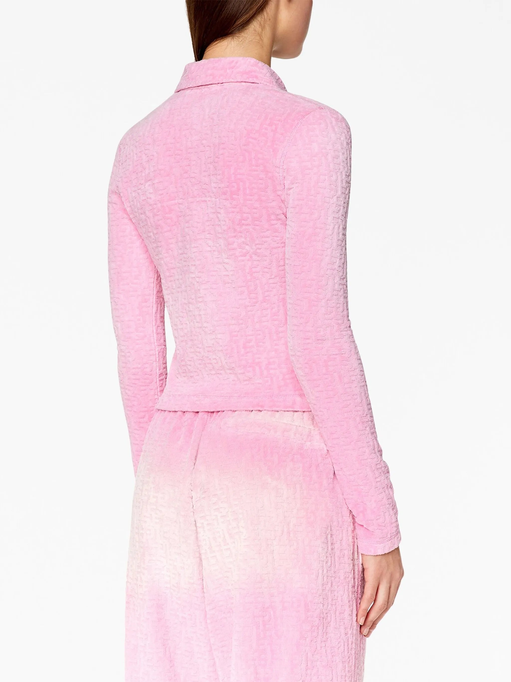 T-Amuse monogram chenille shirt