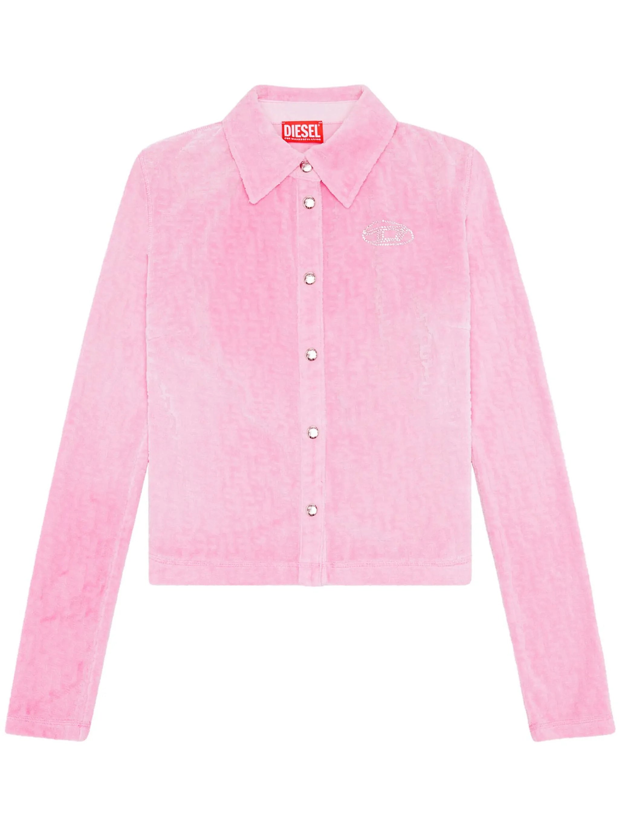 T-Amuse monogram chenille shirt