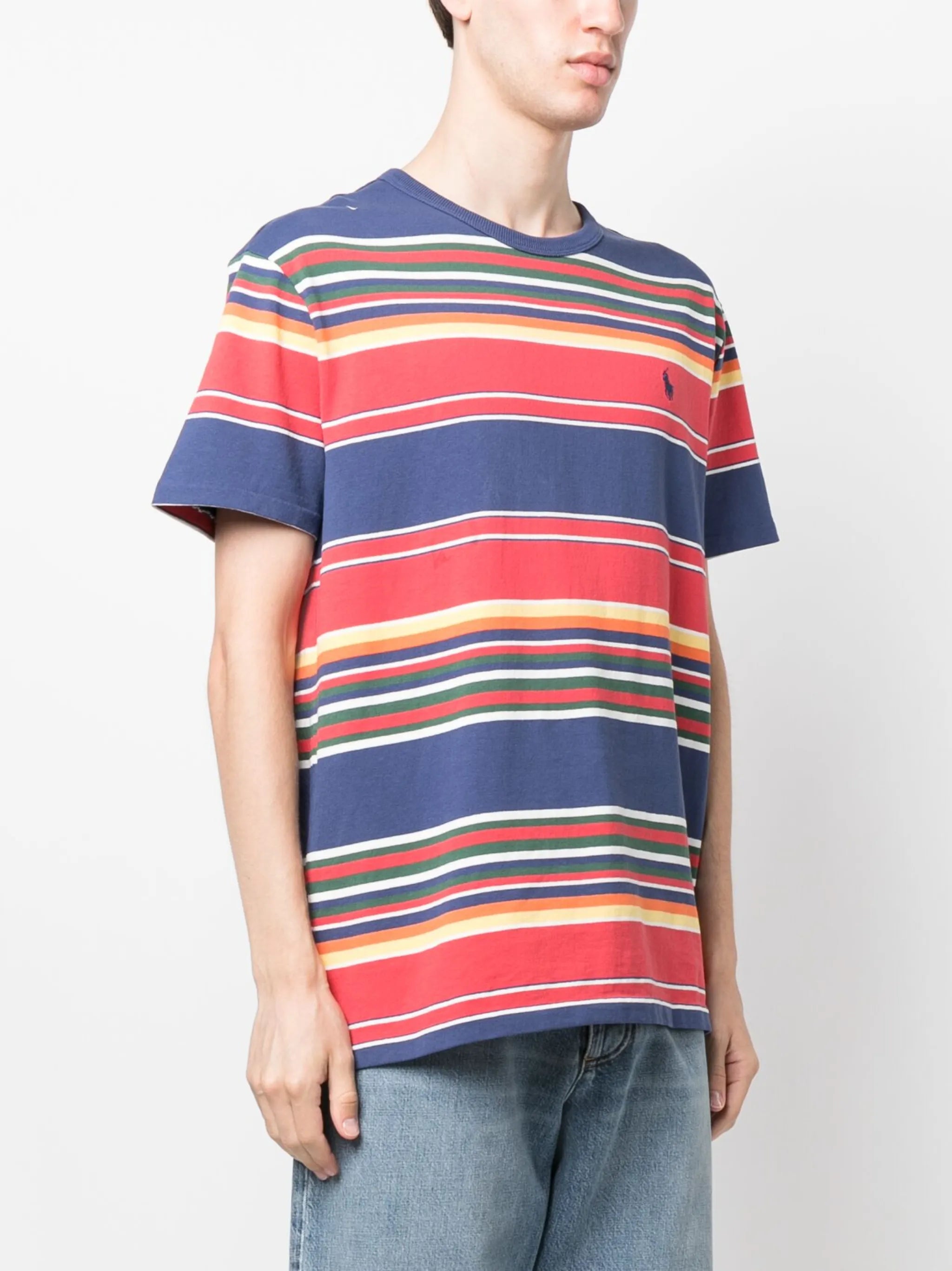 striped cotton T-shirt