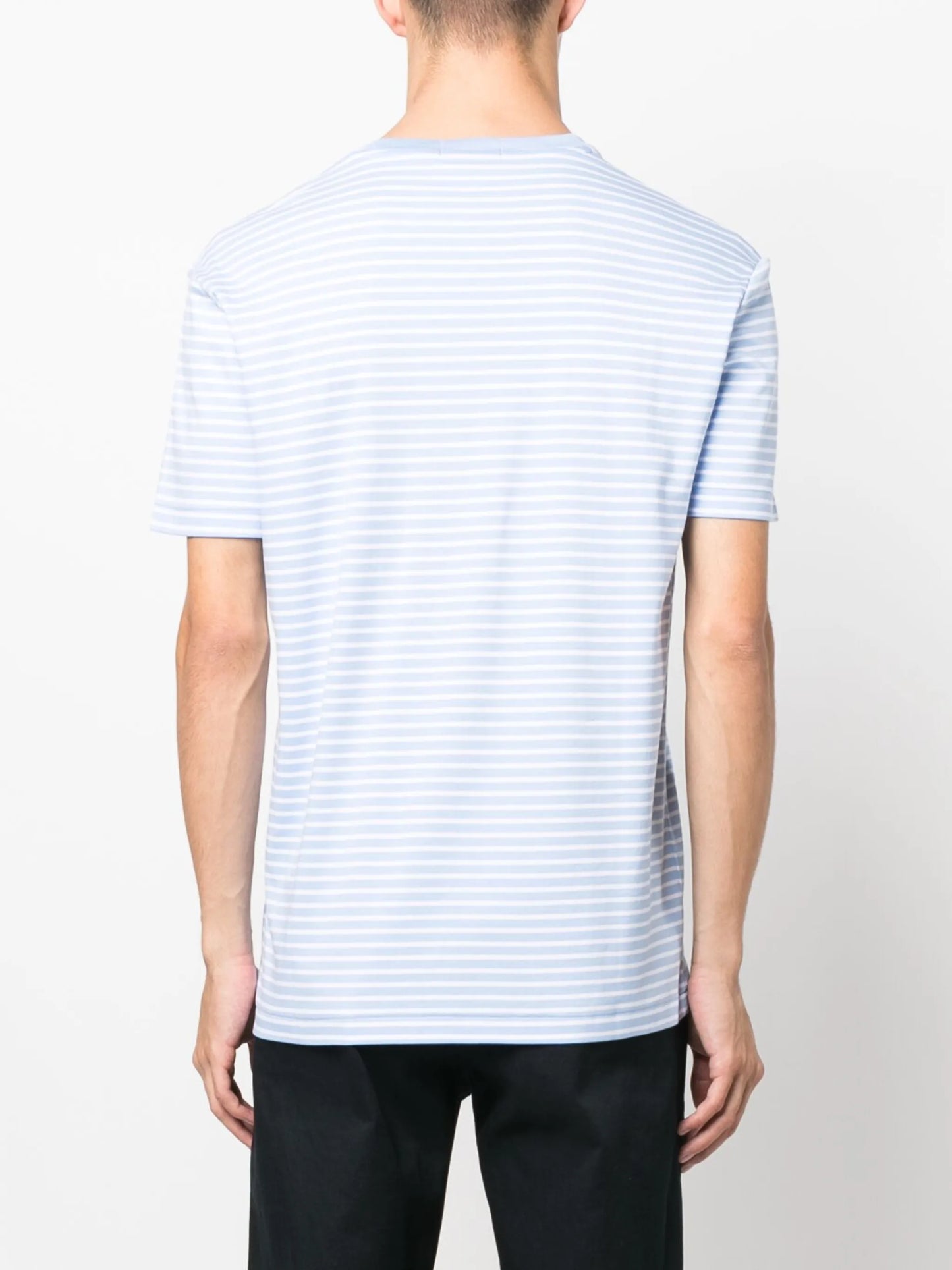 embroidered-pony cotton T-shirt