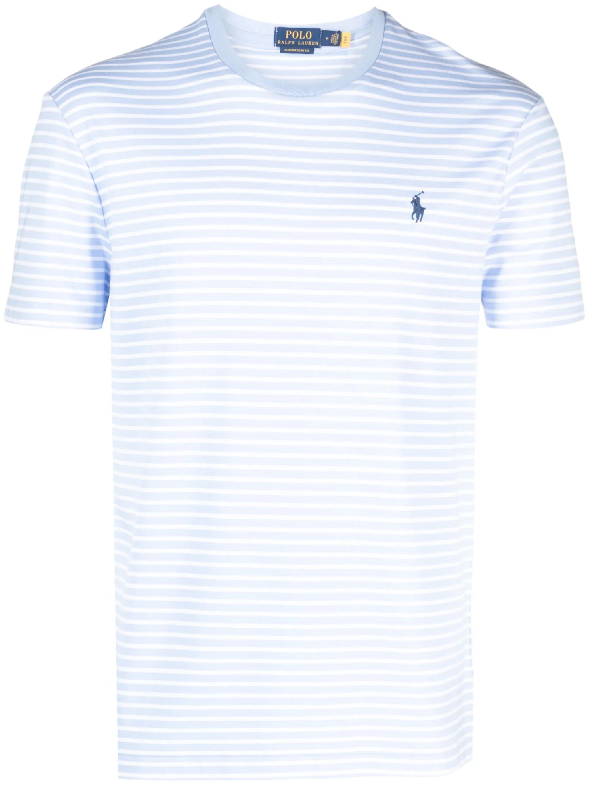 embroidered-pony cotton T-shirt