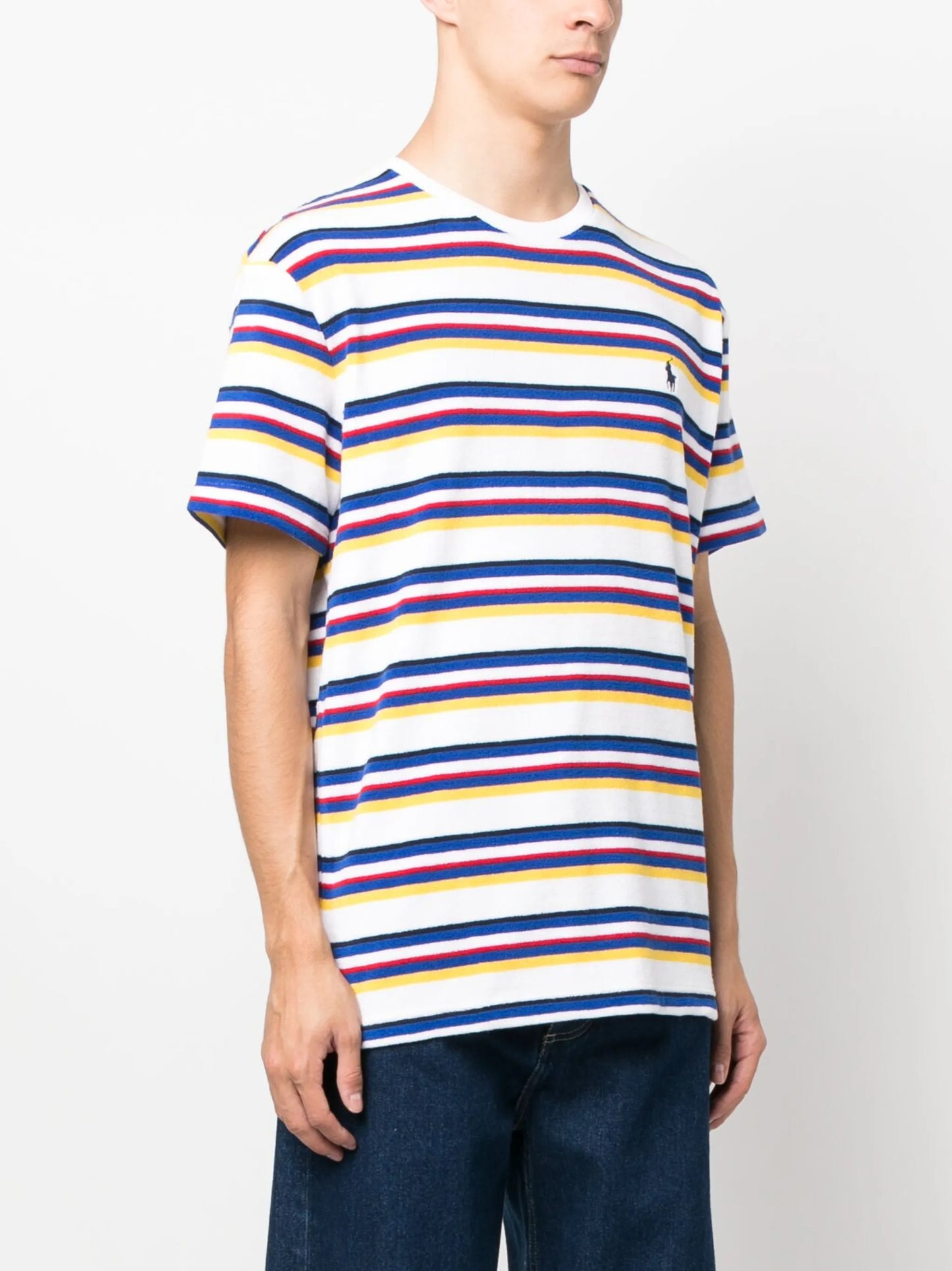 striped terry-cloth T-shirt