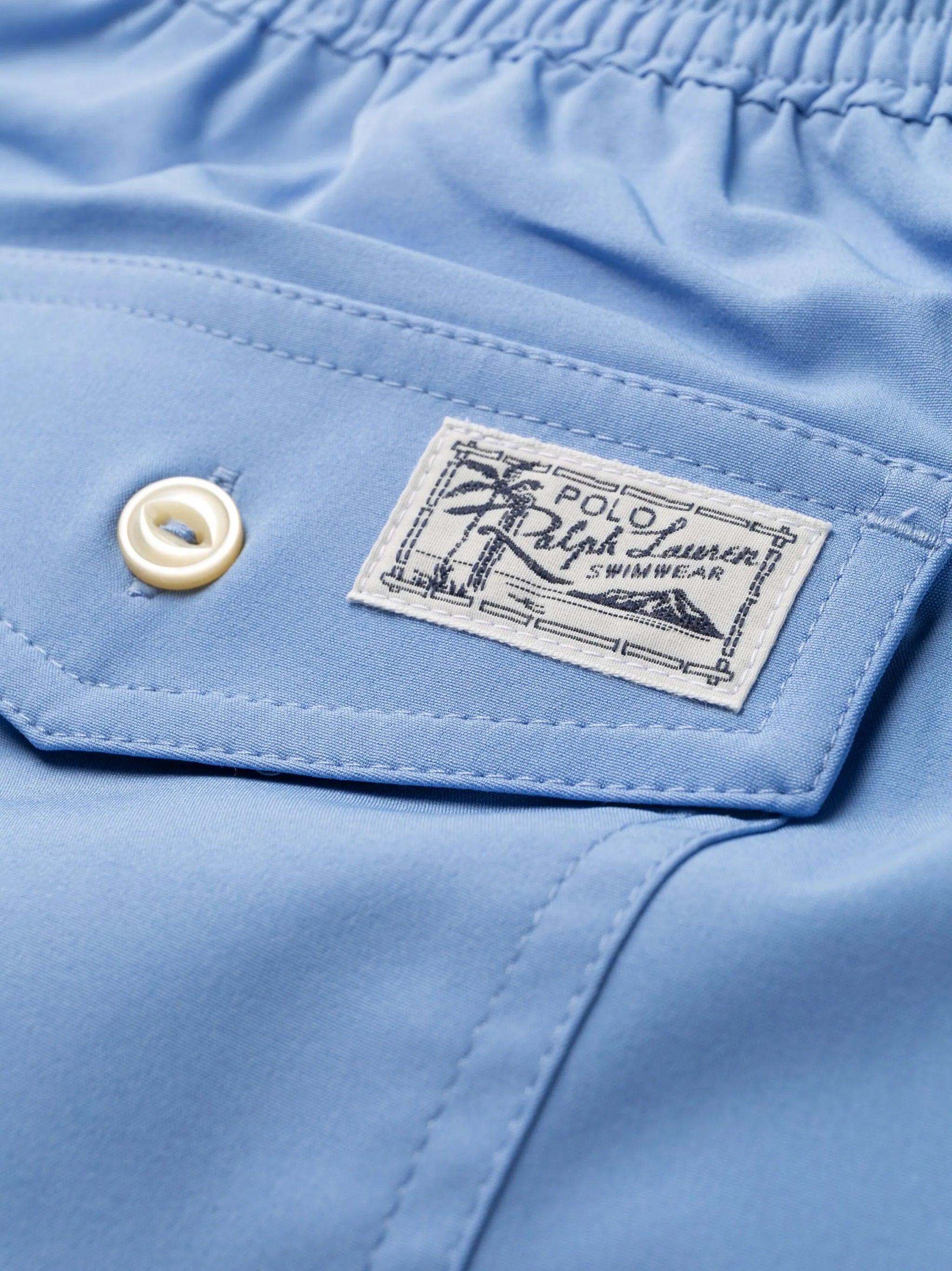 logo-patch swim shorts