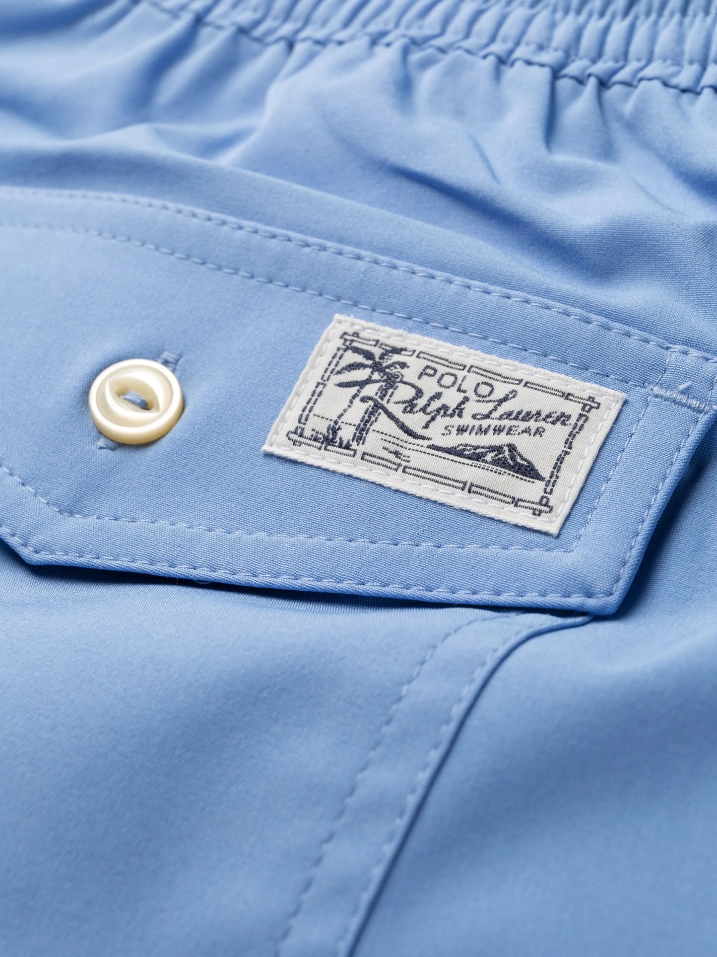 logo-patch swim shorts
