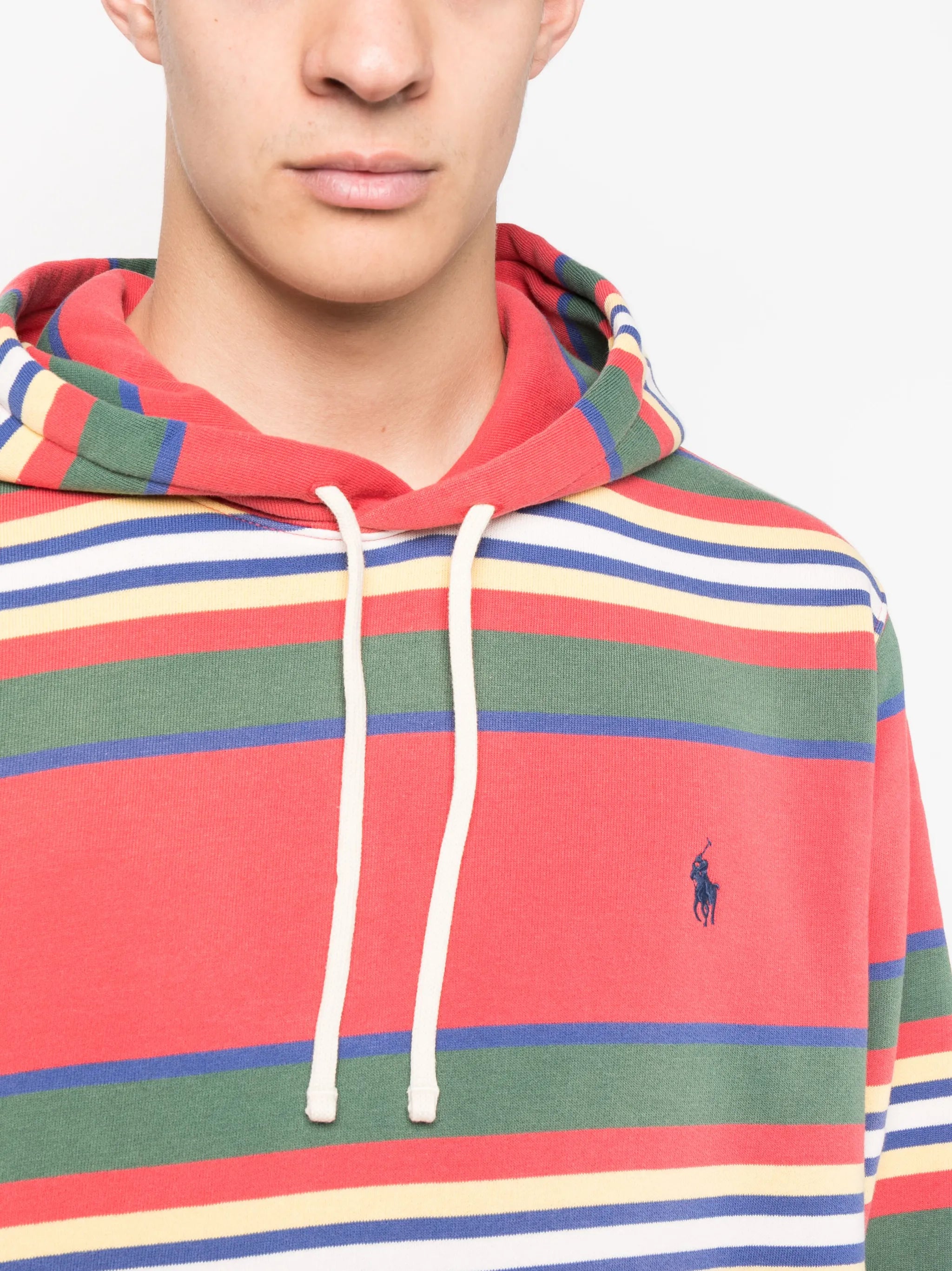 oversized striped hoodie