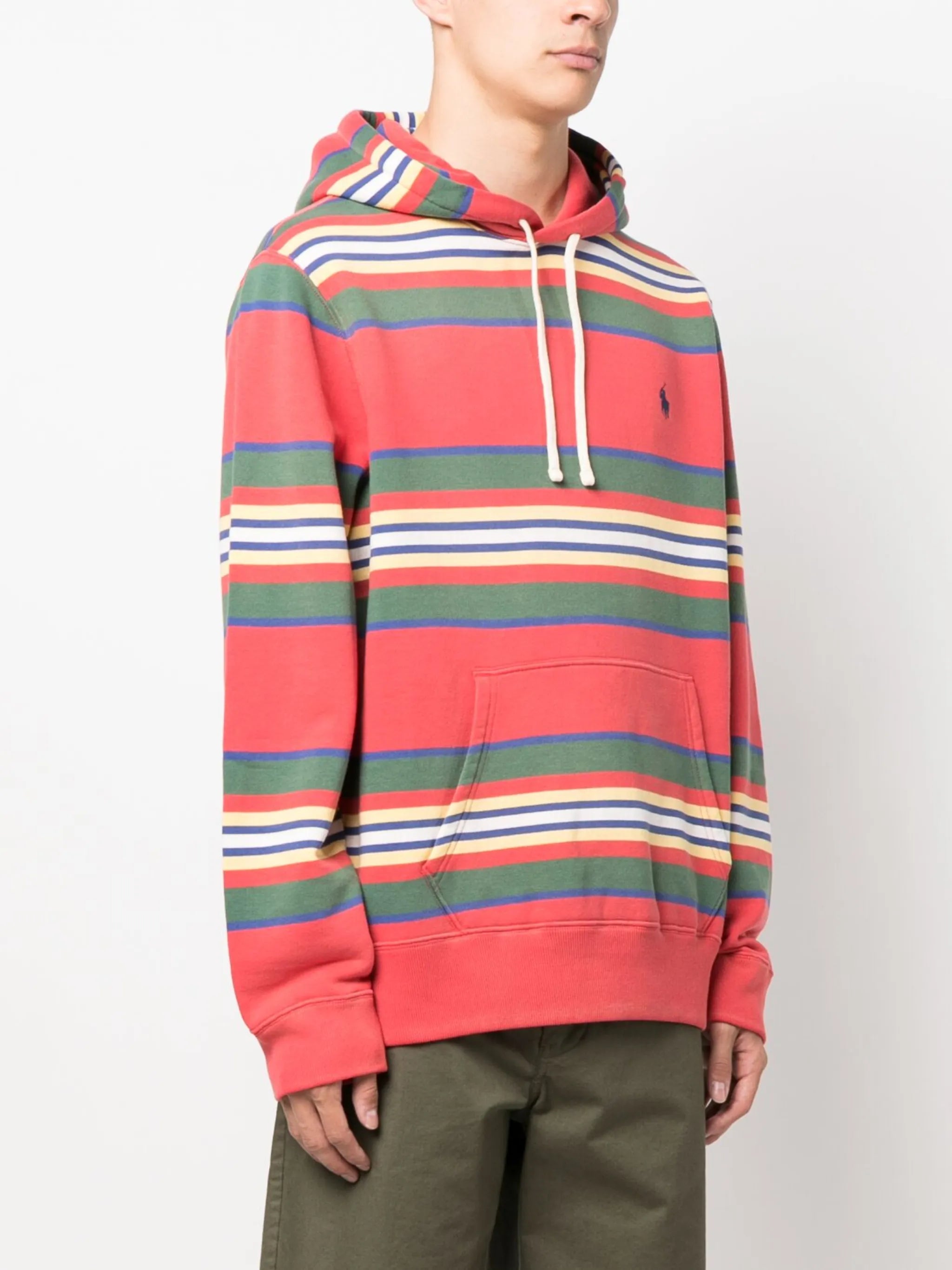 oversized striped hoodie