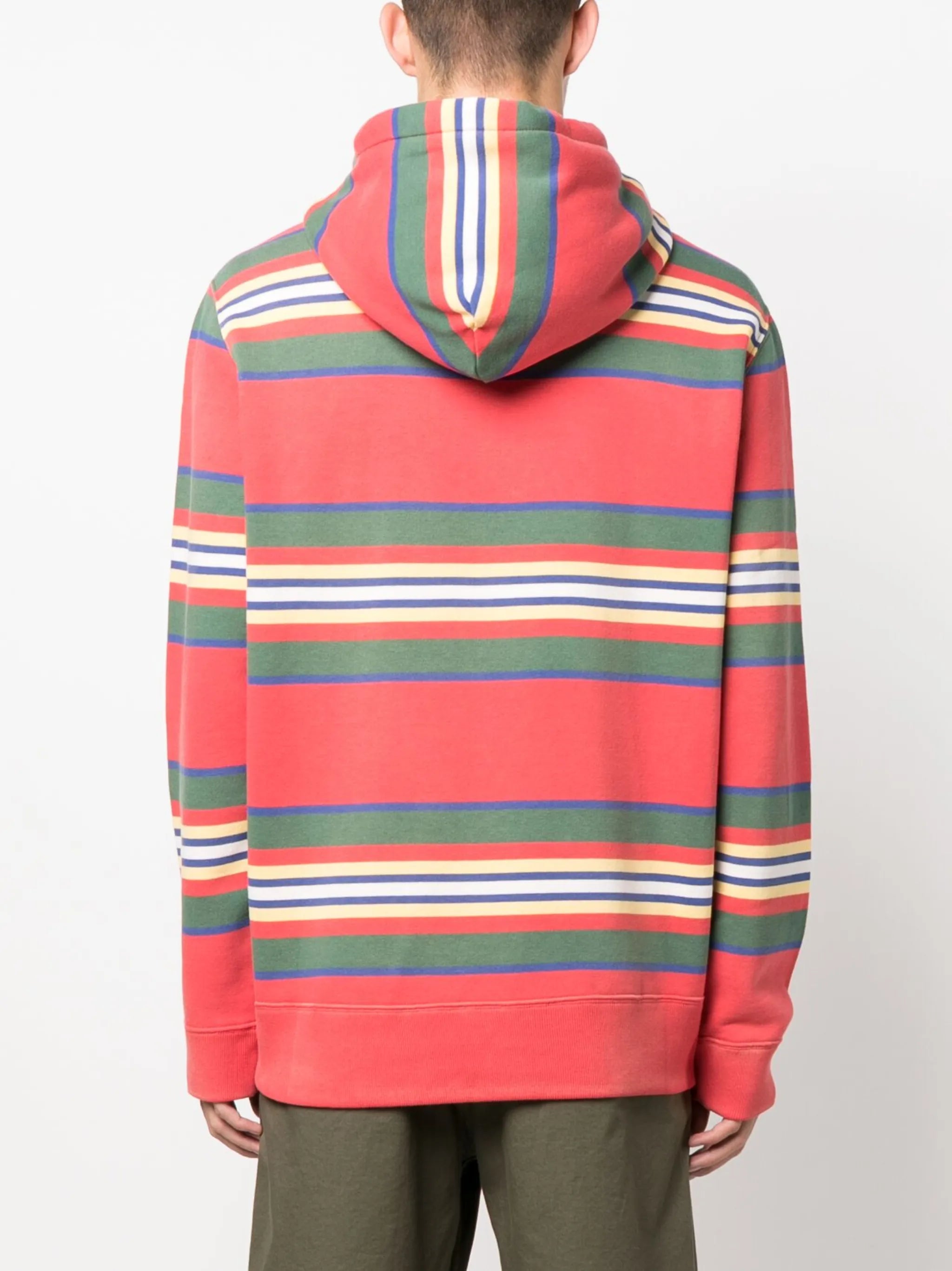 oversized striped hoodie