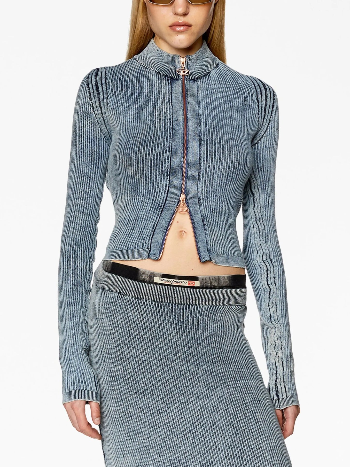 M-Anafi high-neck ribbed jumper