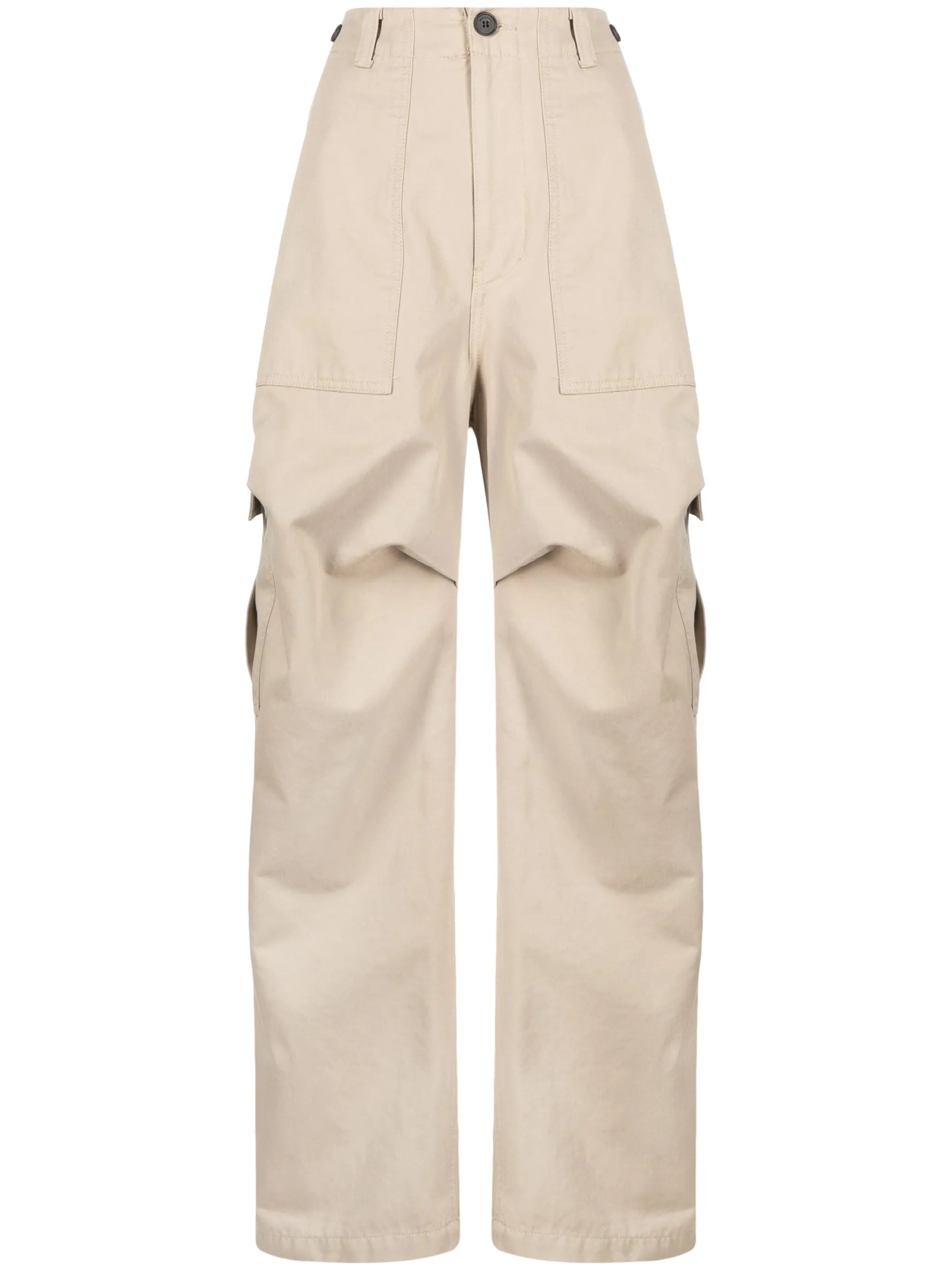 drop-crotch cargo trousers