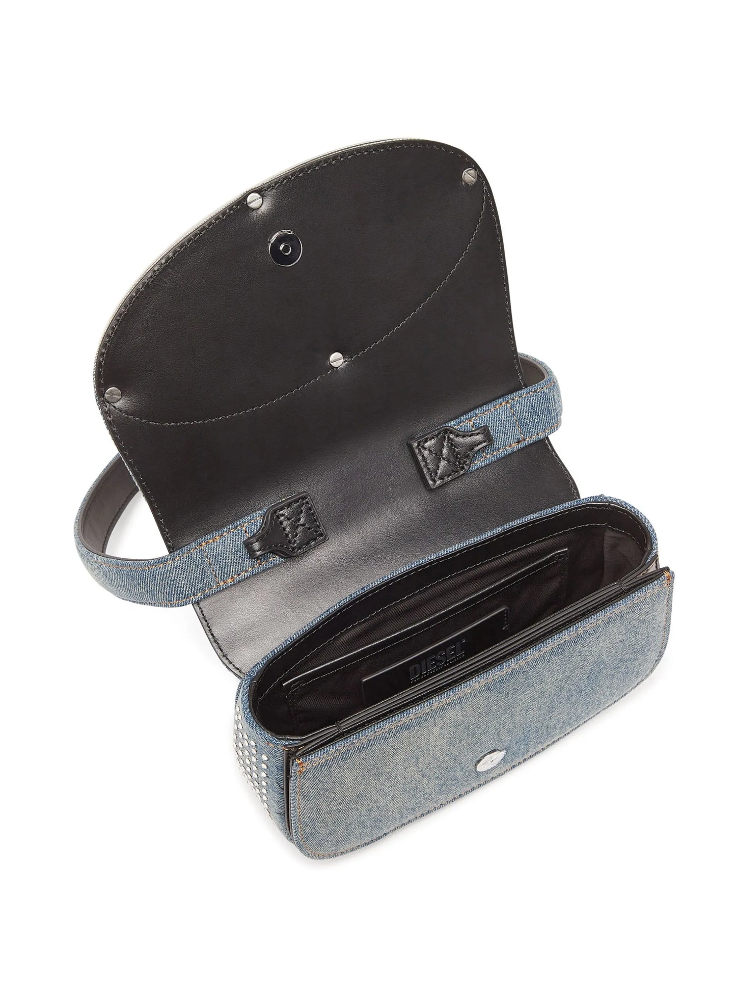 1DR denim shoulder bag