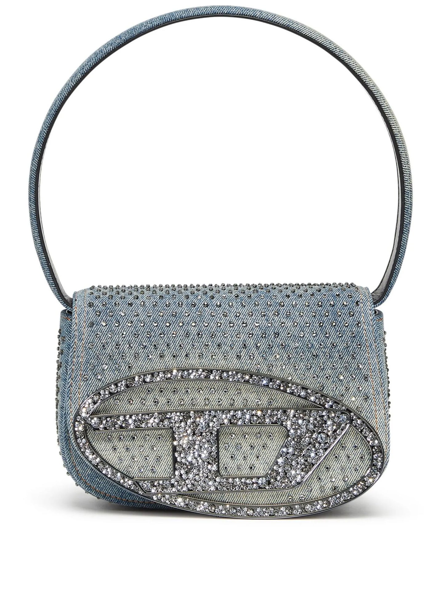 1DR denim shoulder bag