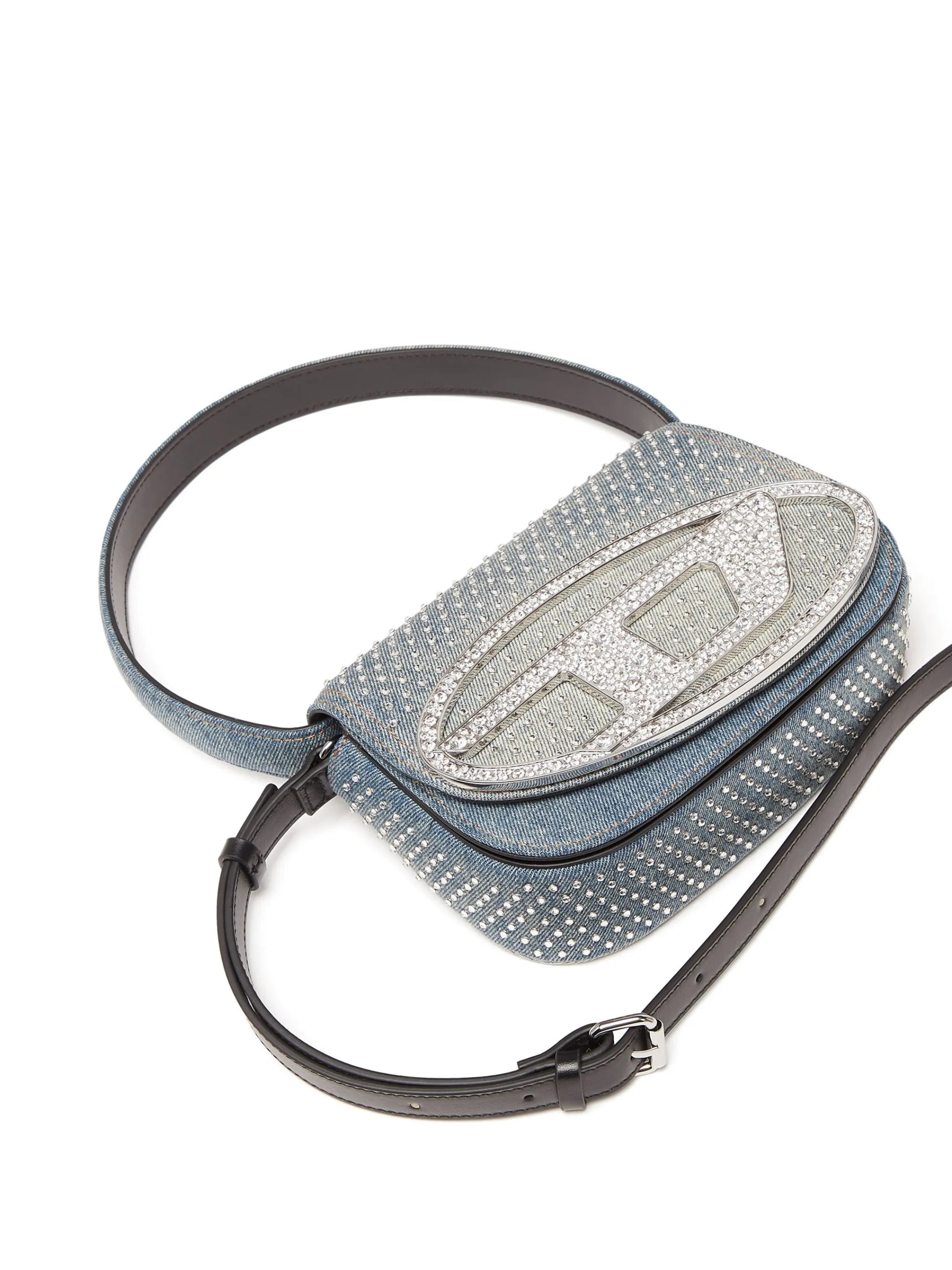 1DR denim shoulder bag