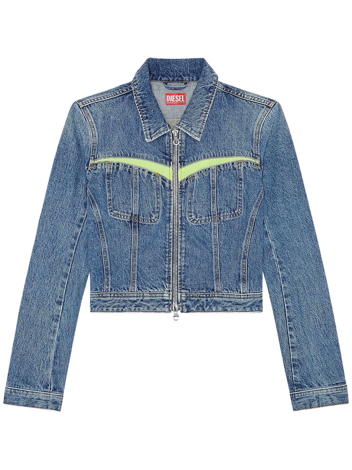 De-Simmy-Hs-S cropped denim jacket