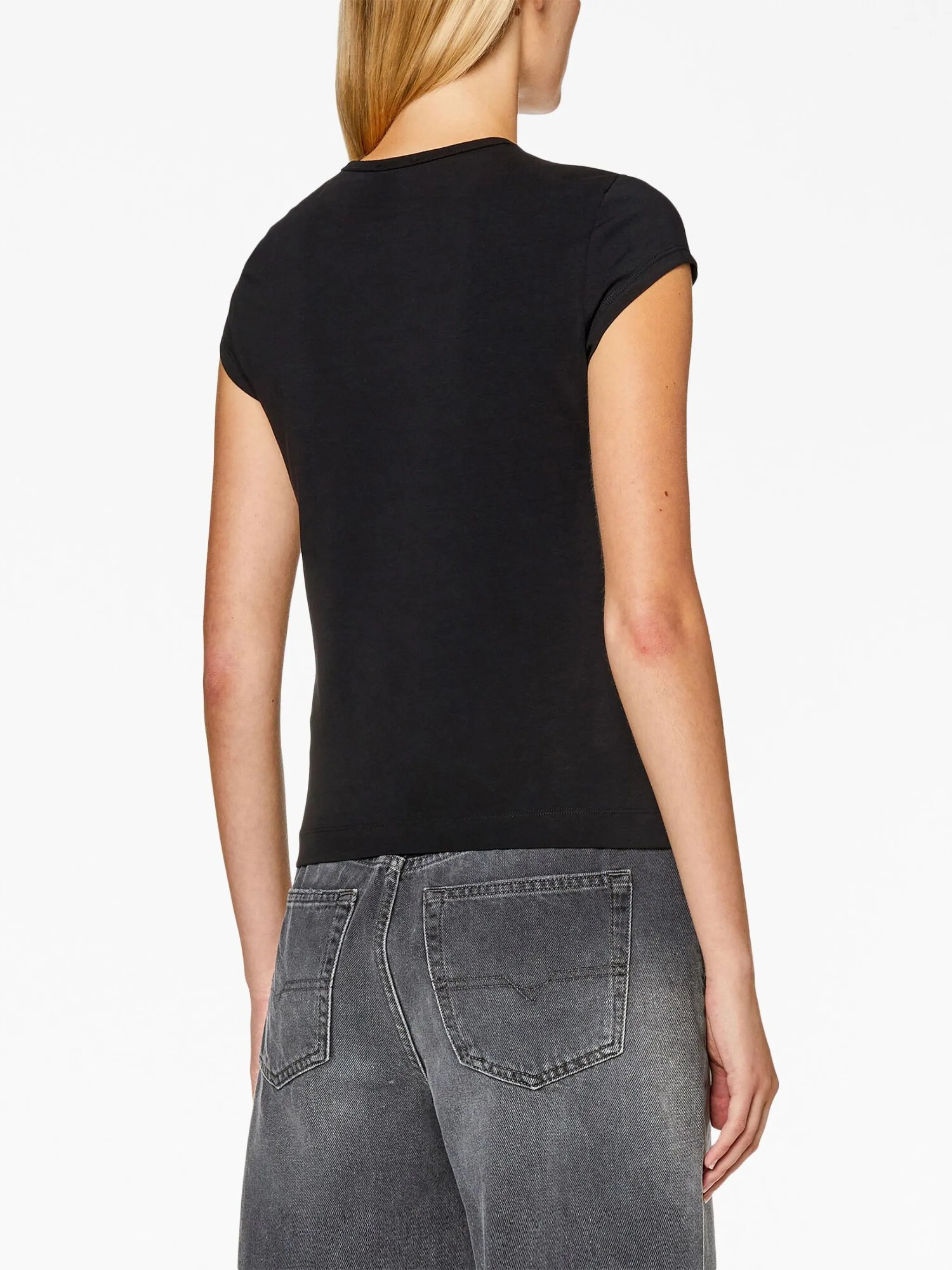 T-Angie cut-out logo T-shirt