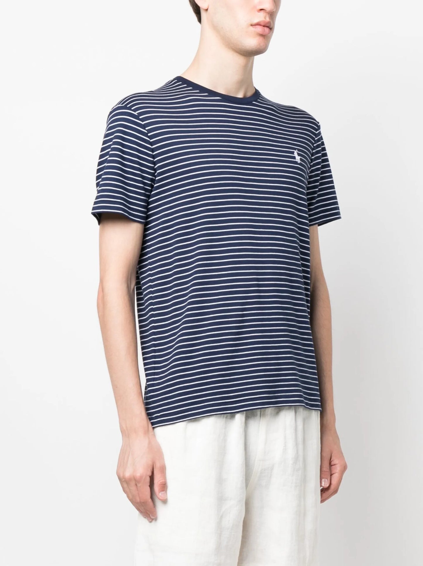 striped cotton T-shirt