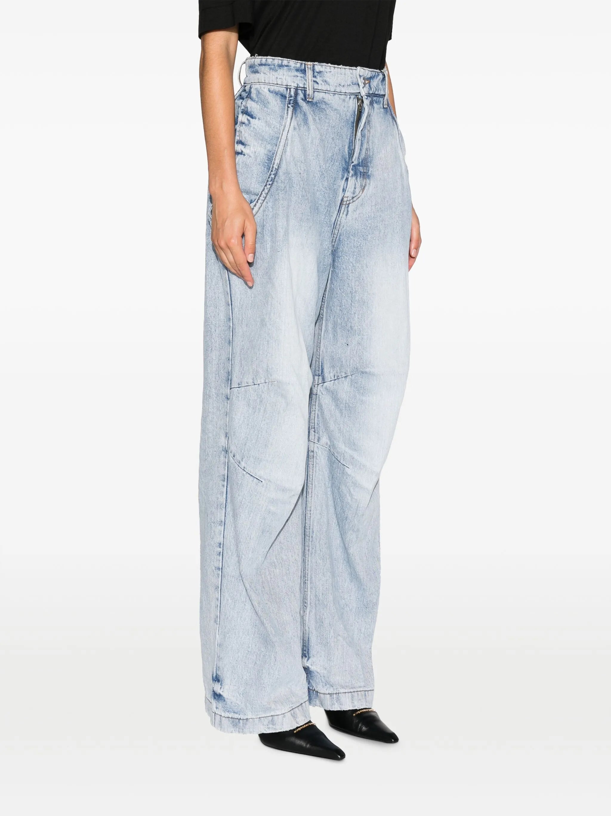 wide-leg jeans