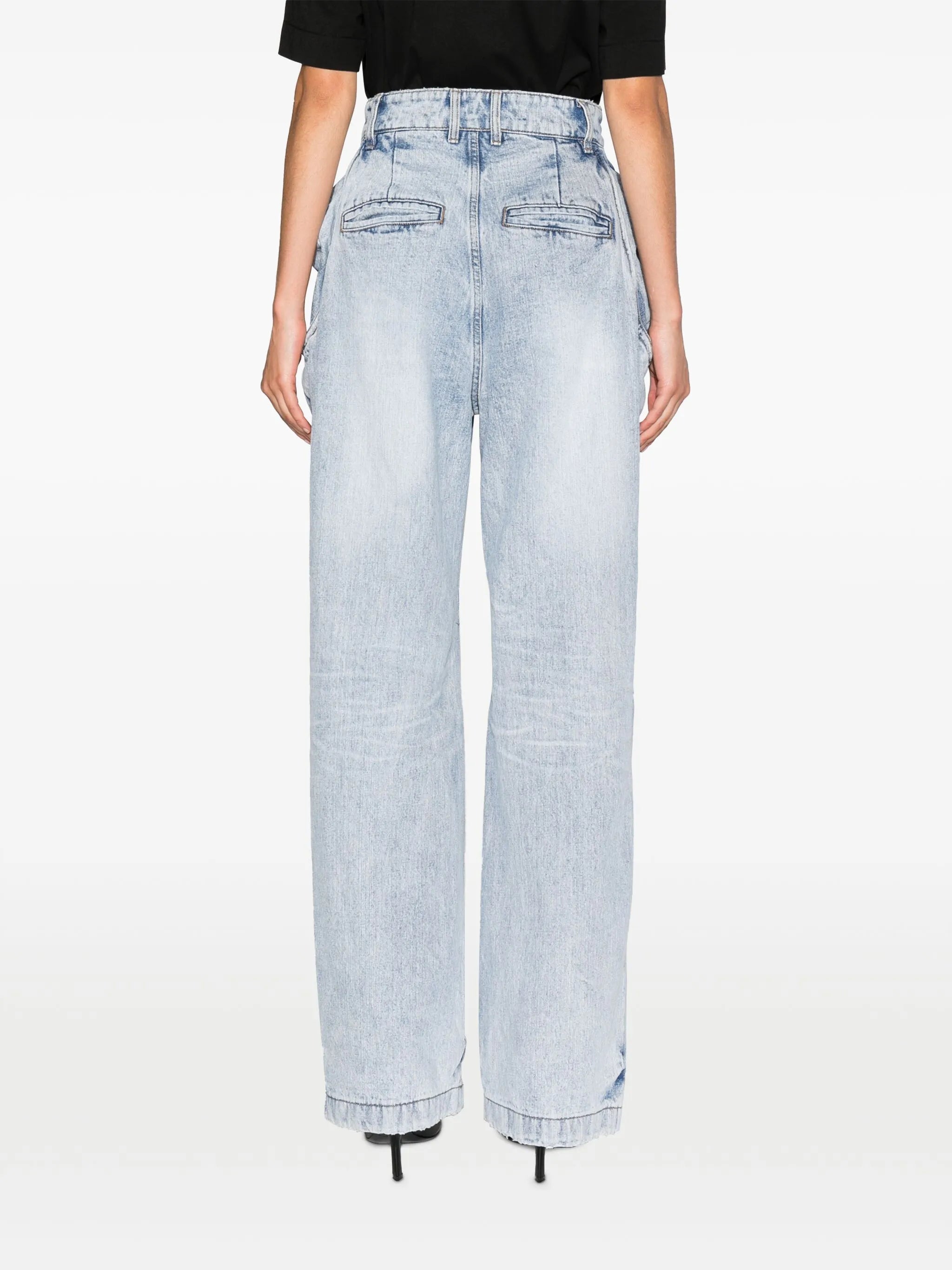 wide-leg jeans