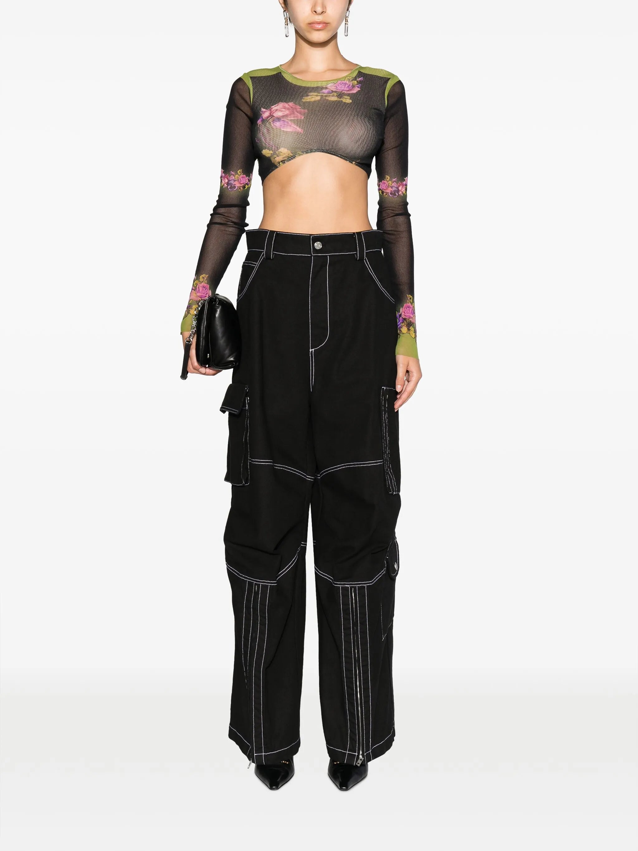 cotton cargo trousers