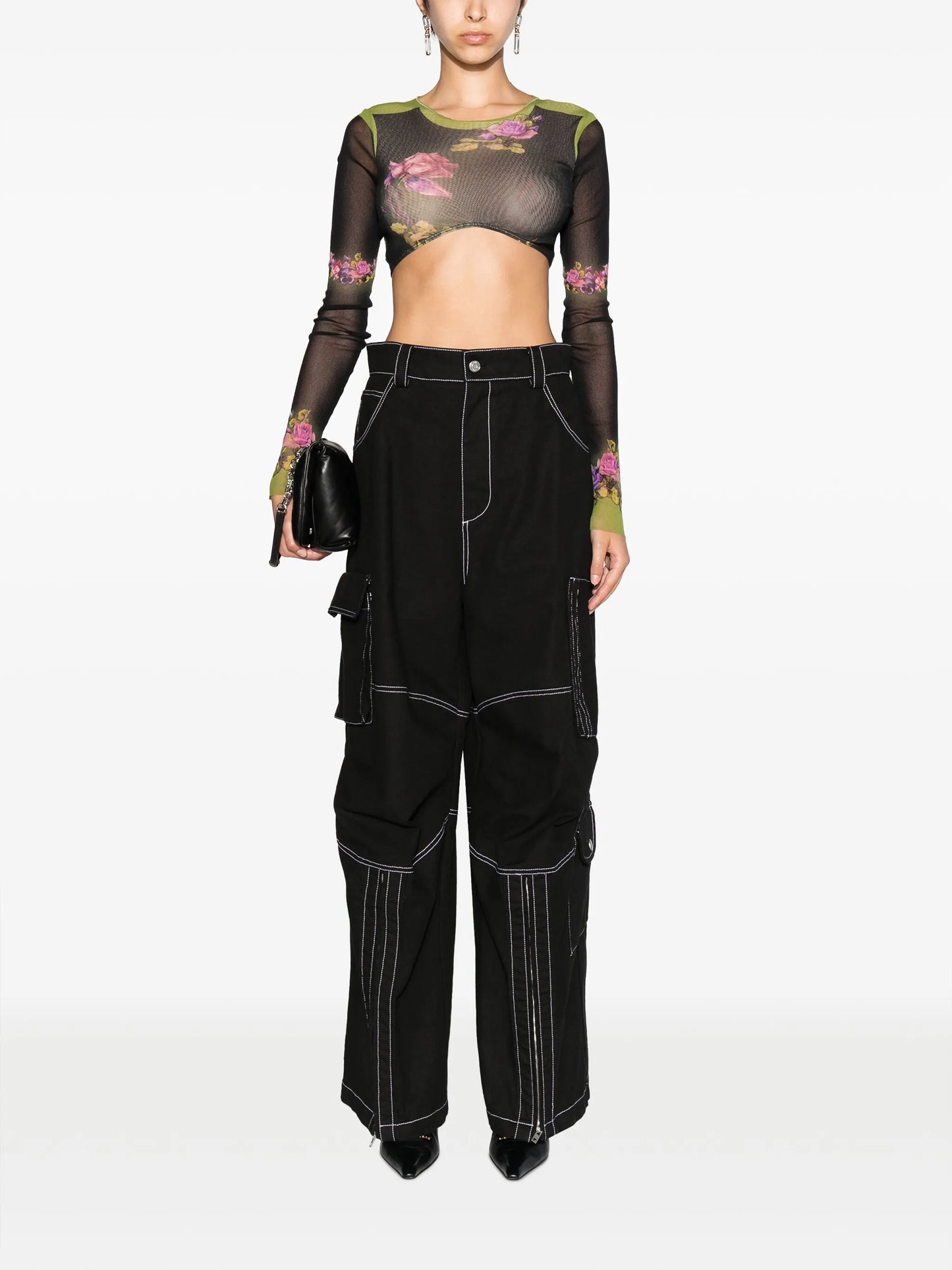 cotton cargo trousers